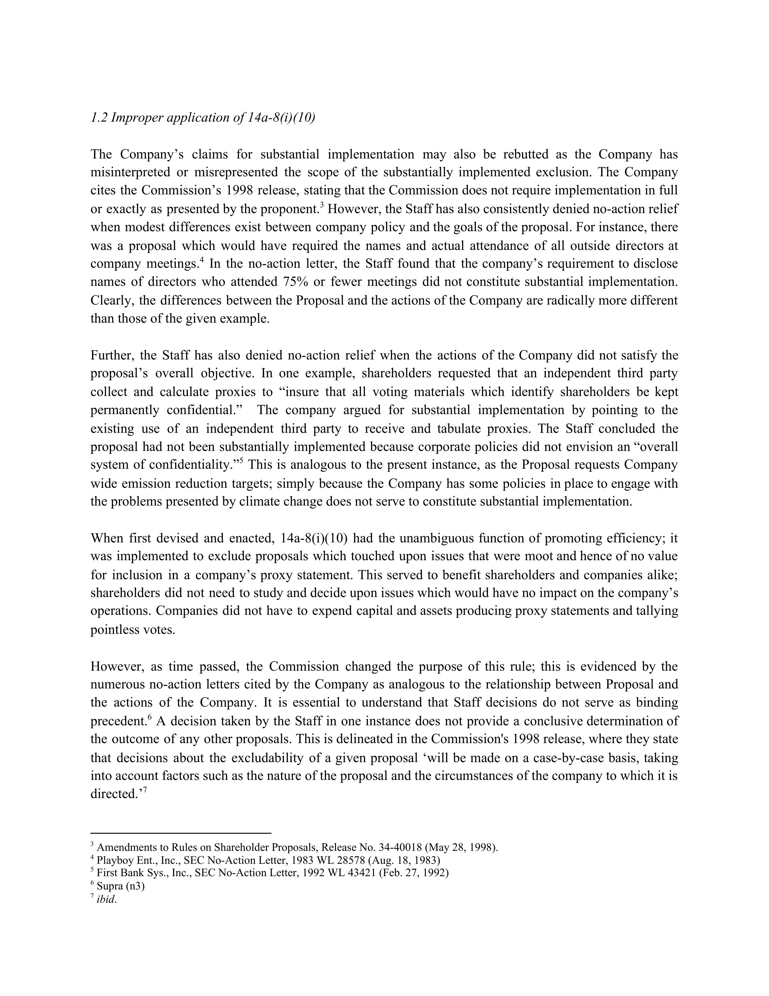 ConocoPhillips Proposal  — page 6