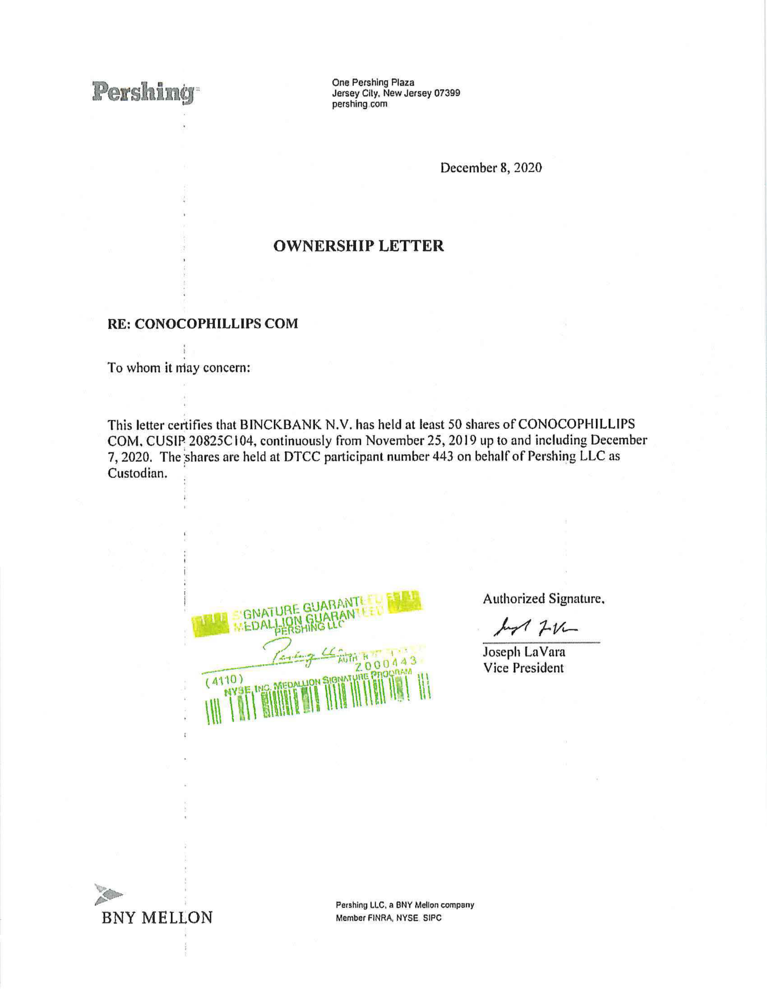 ConocoPhillips Proposal  — page 61