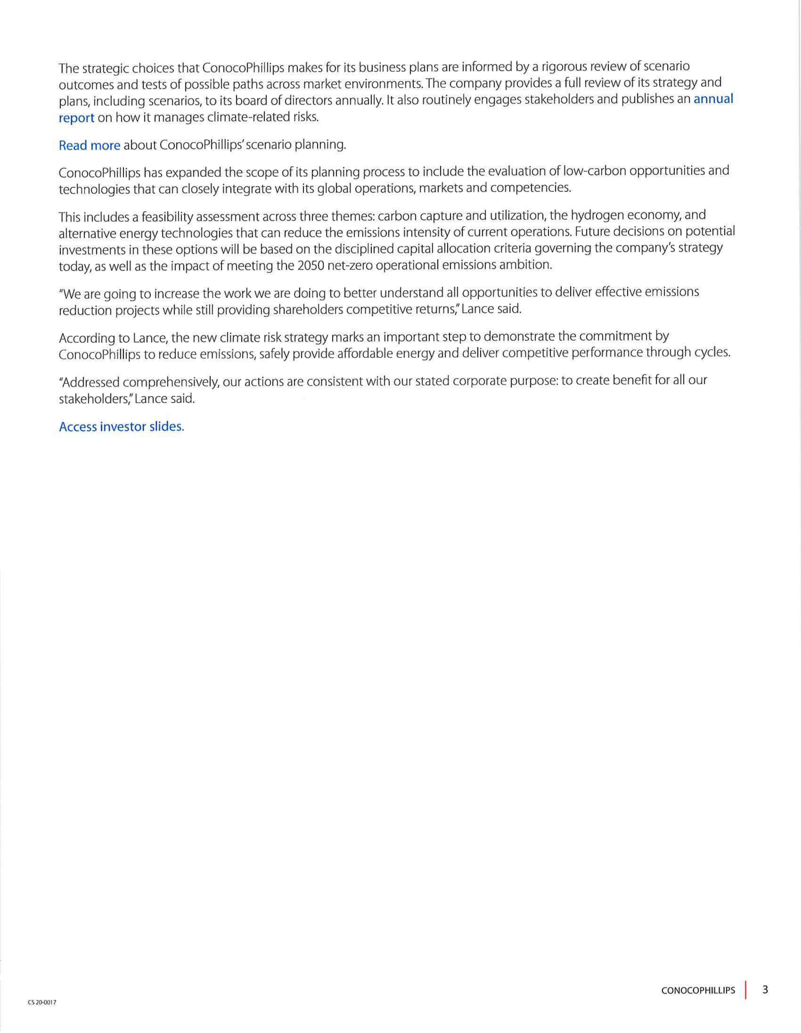 ConocoPhillips Proposal  — page 68