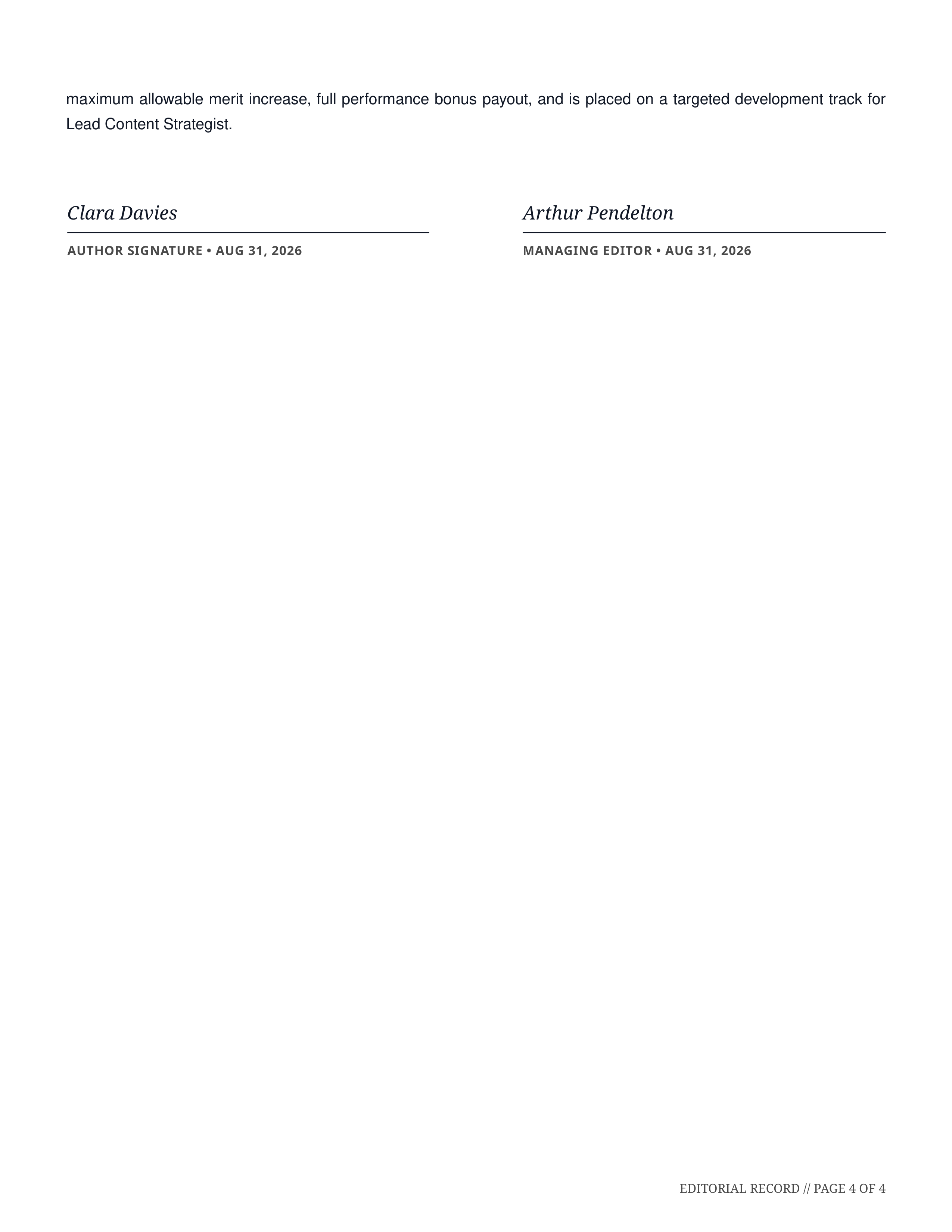 Content Writer Performance Review — page 4