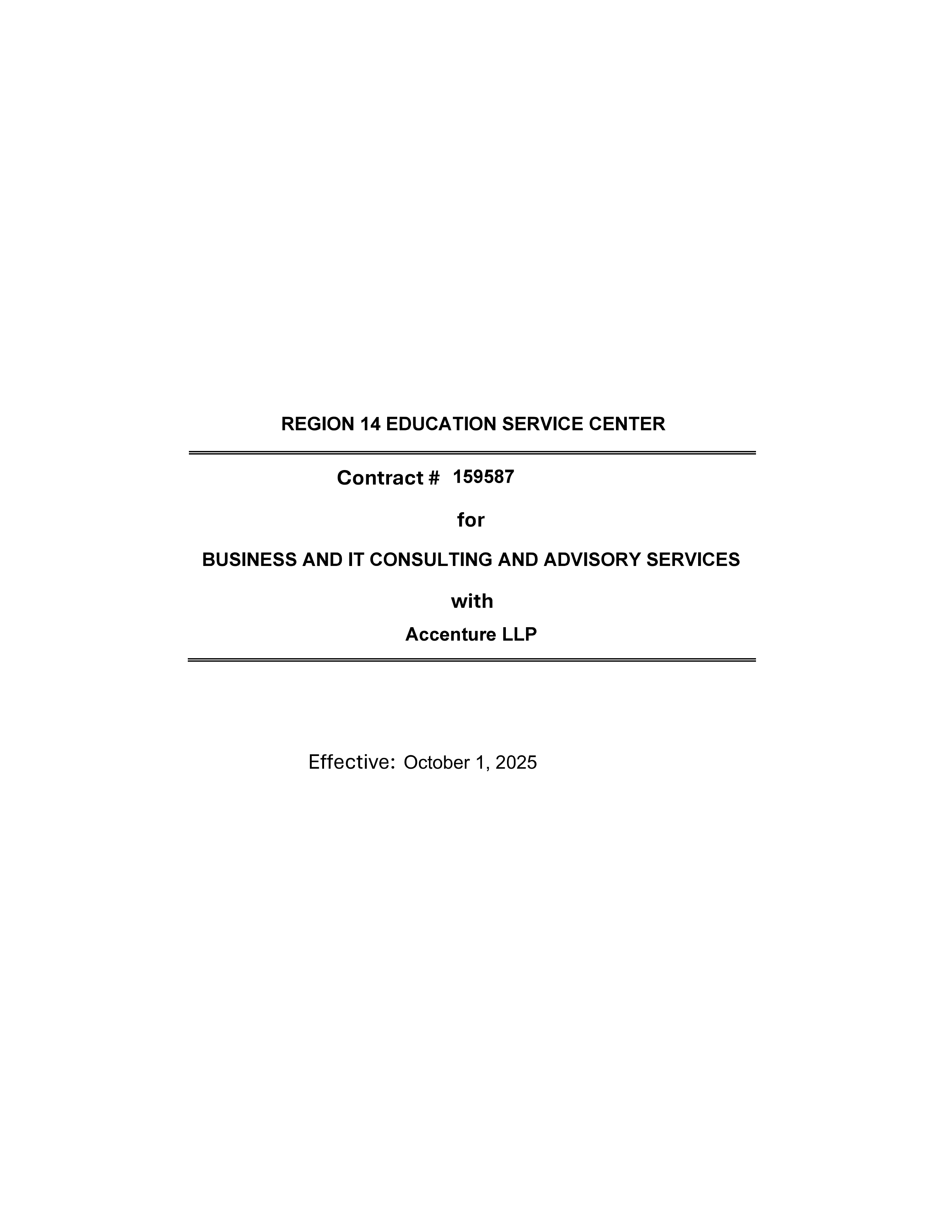 Contract Accenture Redacted — page 1