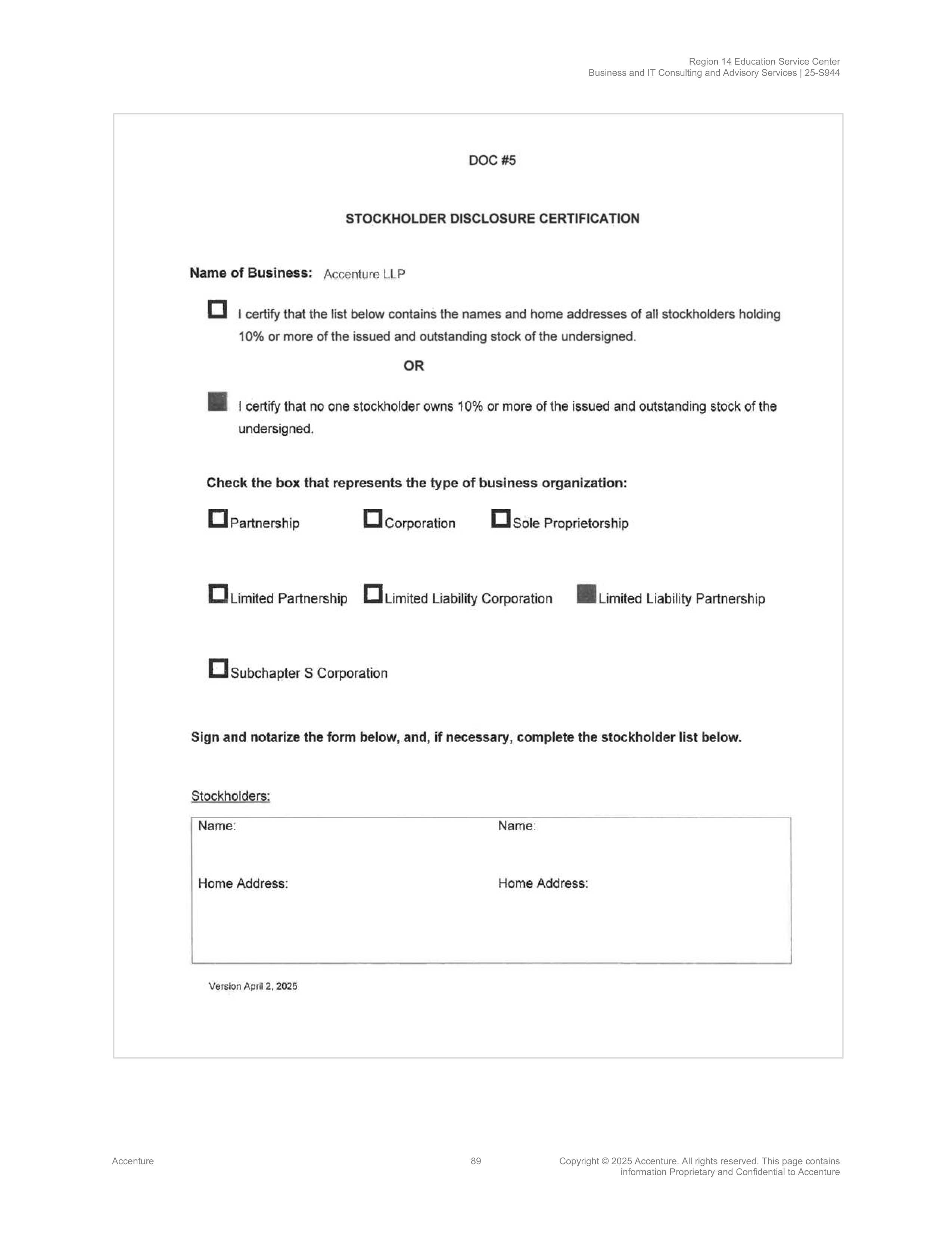 Contract Accenture Redacted — page 107