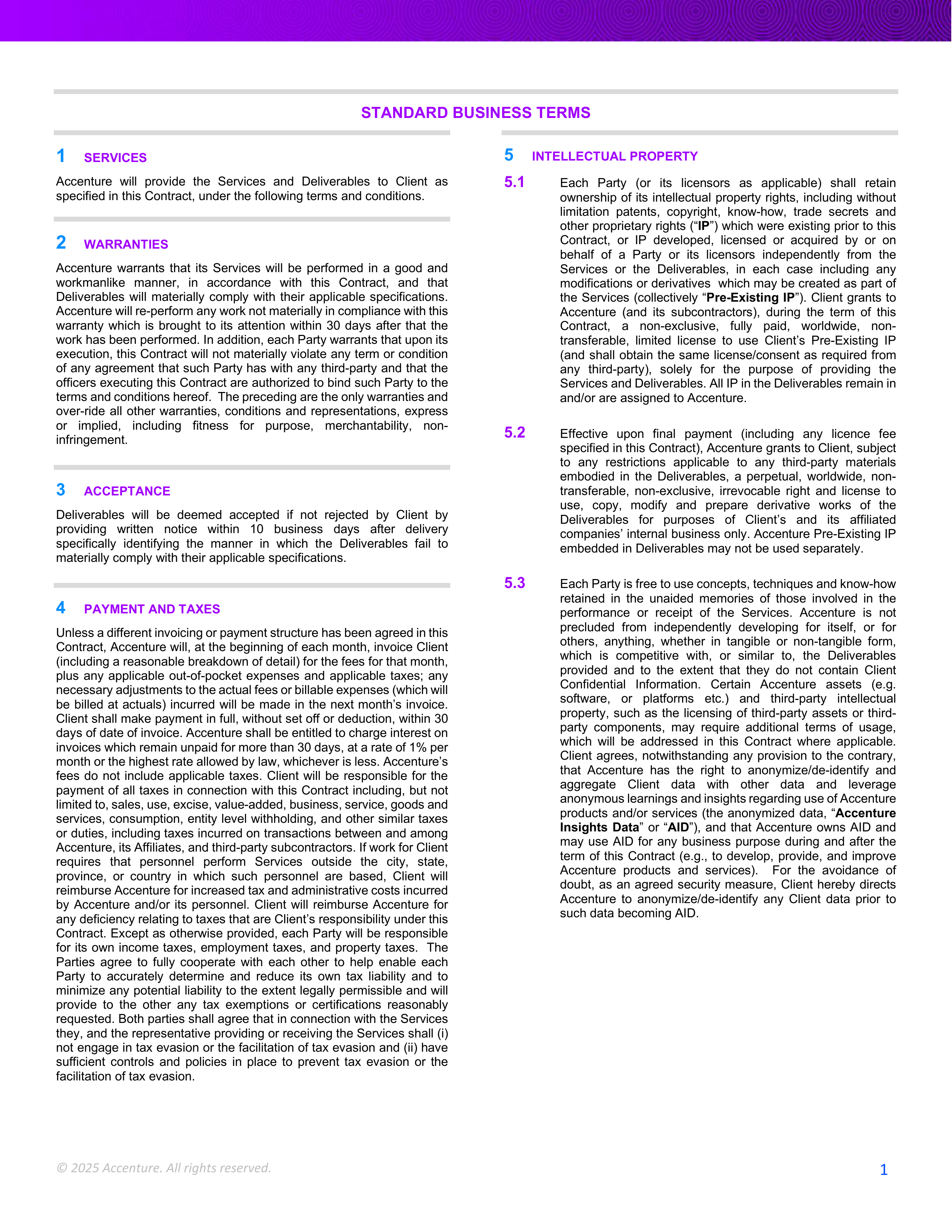 Contract Accenture Redacted — page 220