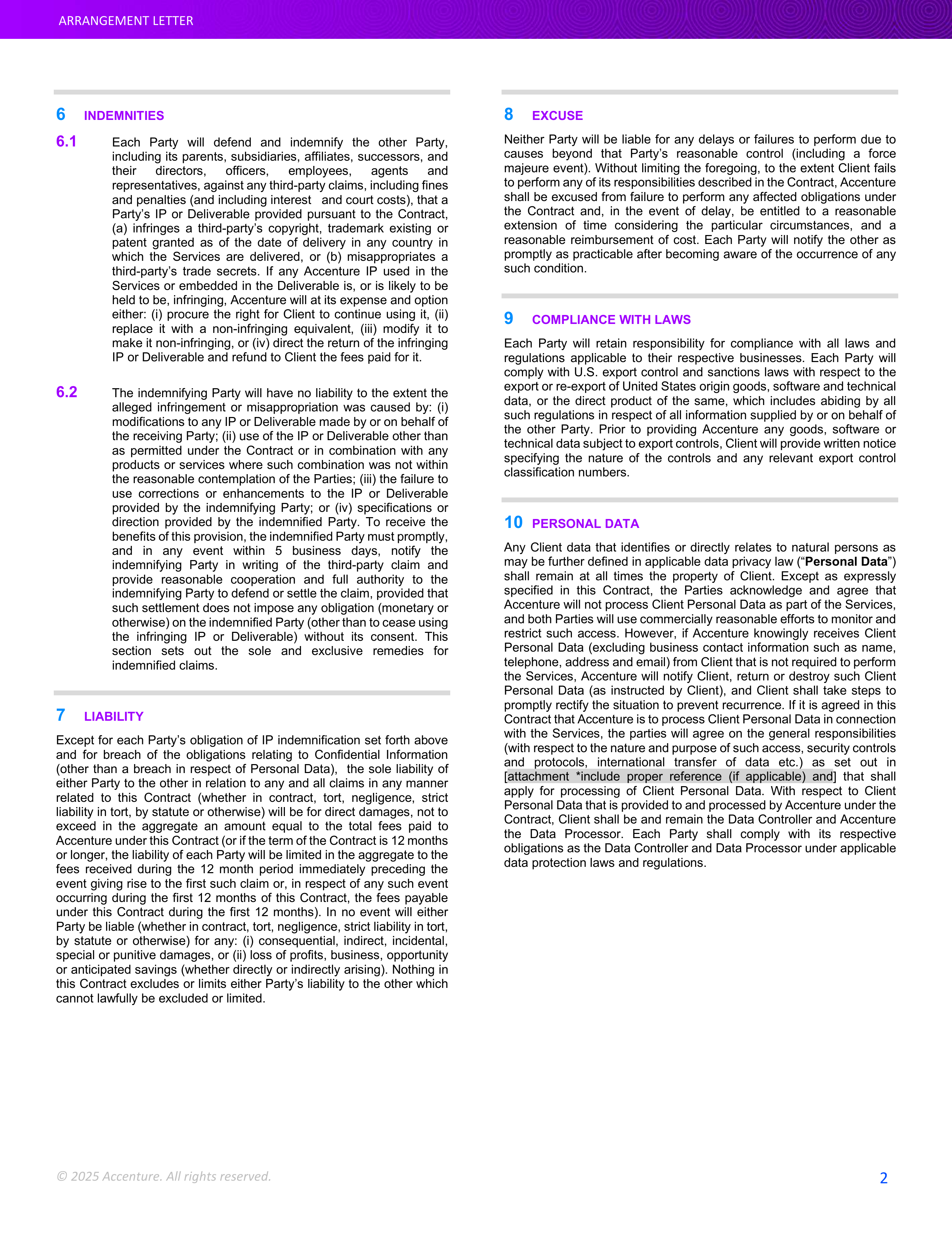 Contract Accenture Redacted — page 221