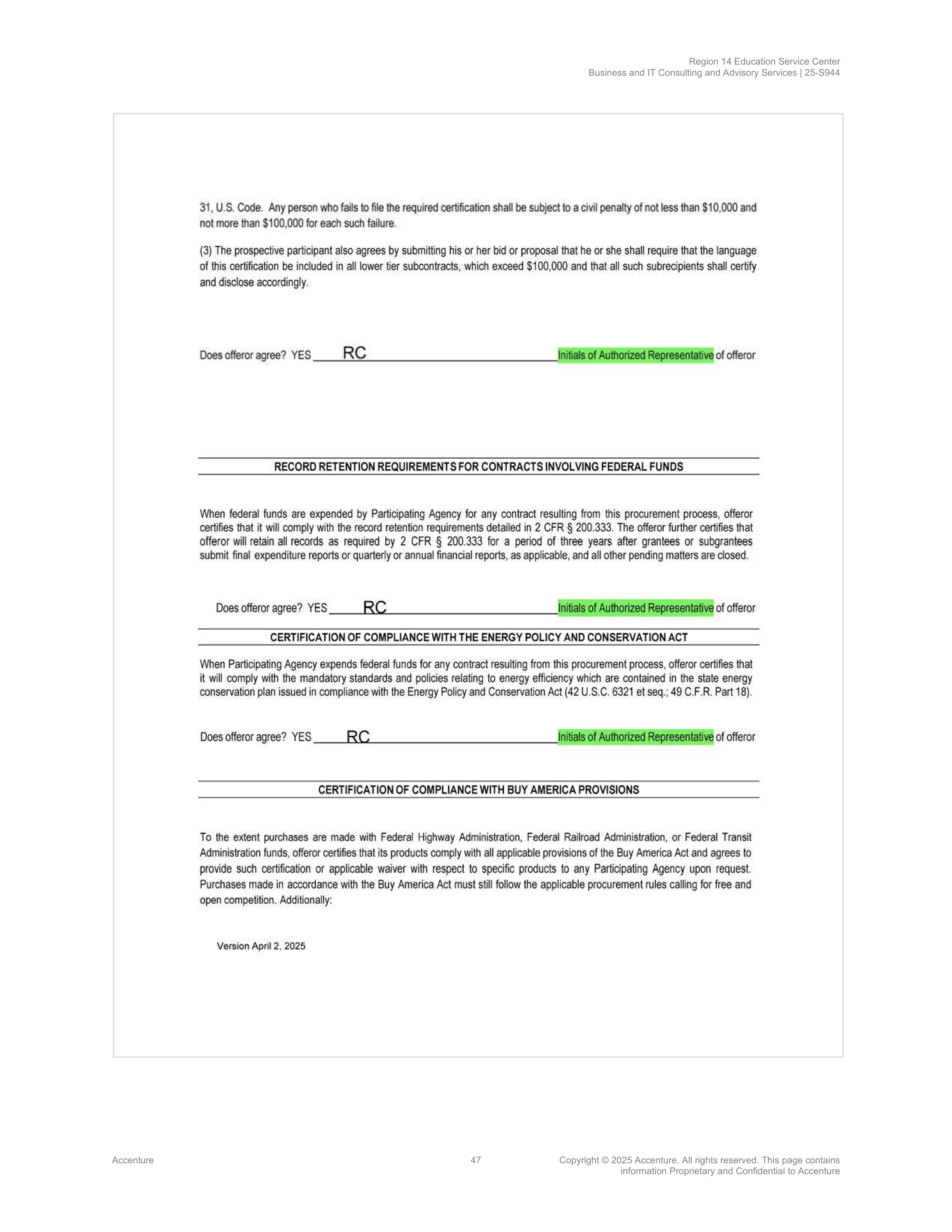 Contract Accenture Redacted — page 65