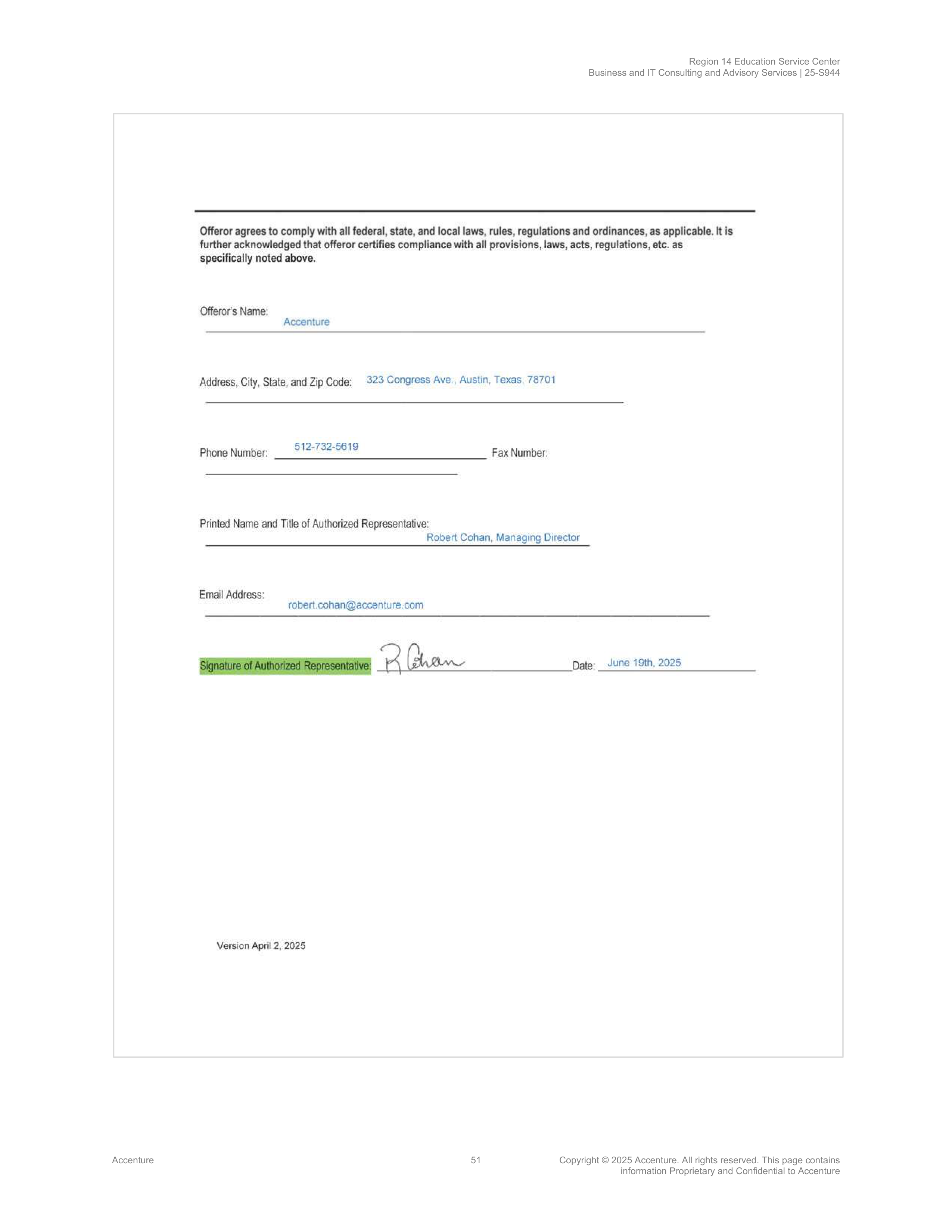 Contract Accenture Redacted — page 69