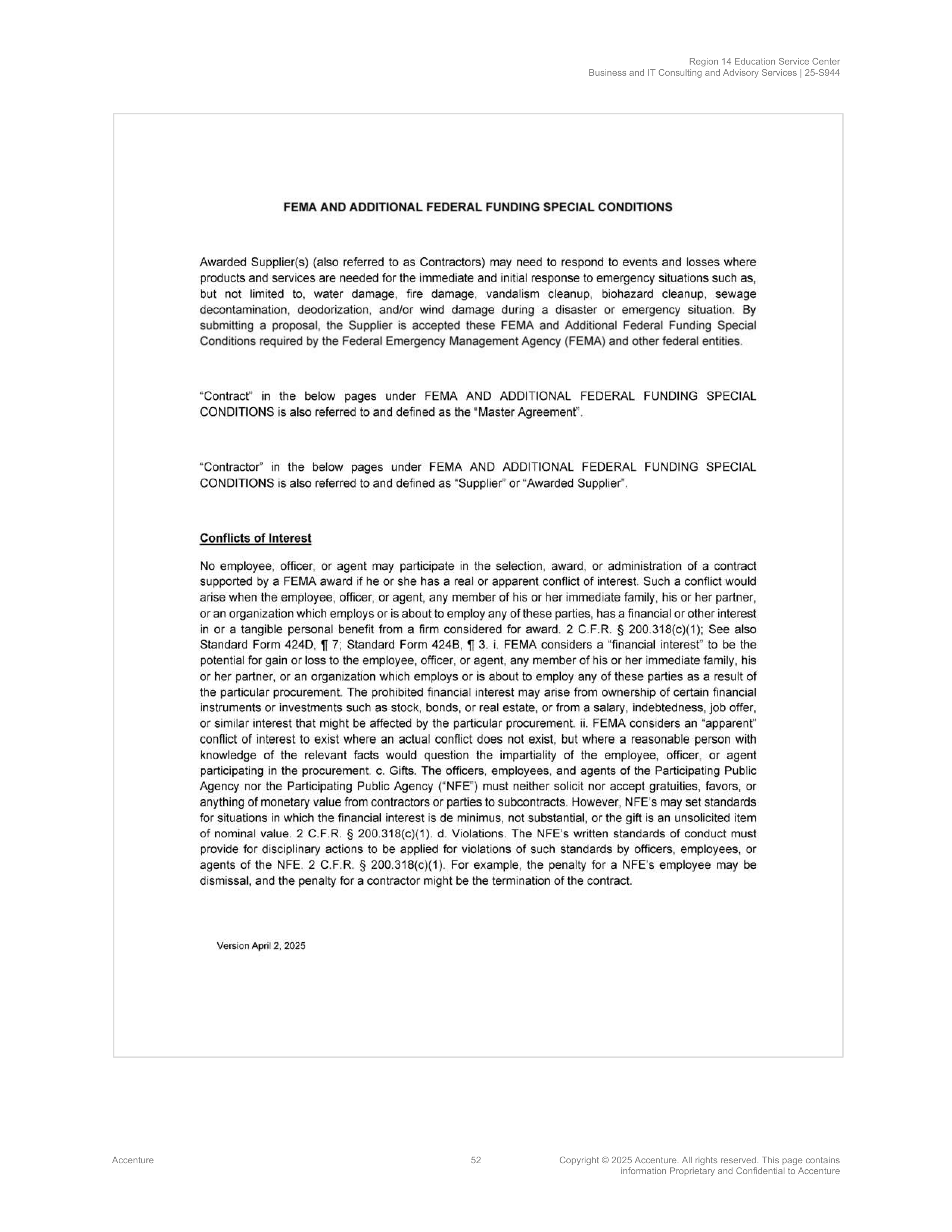 Contract Accenture Redacted — page 70
