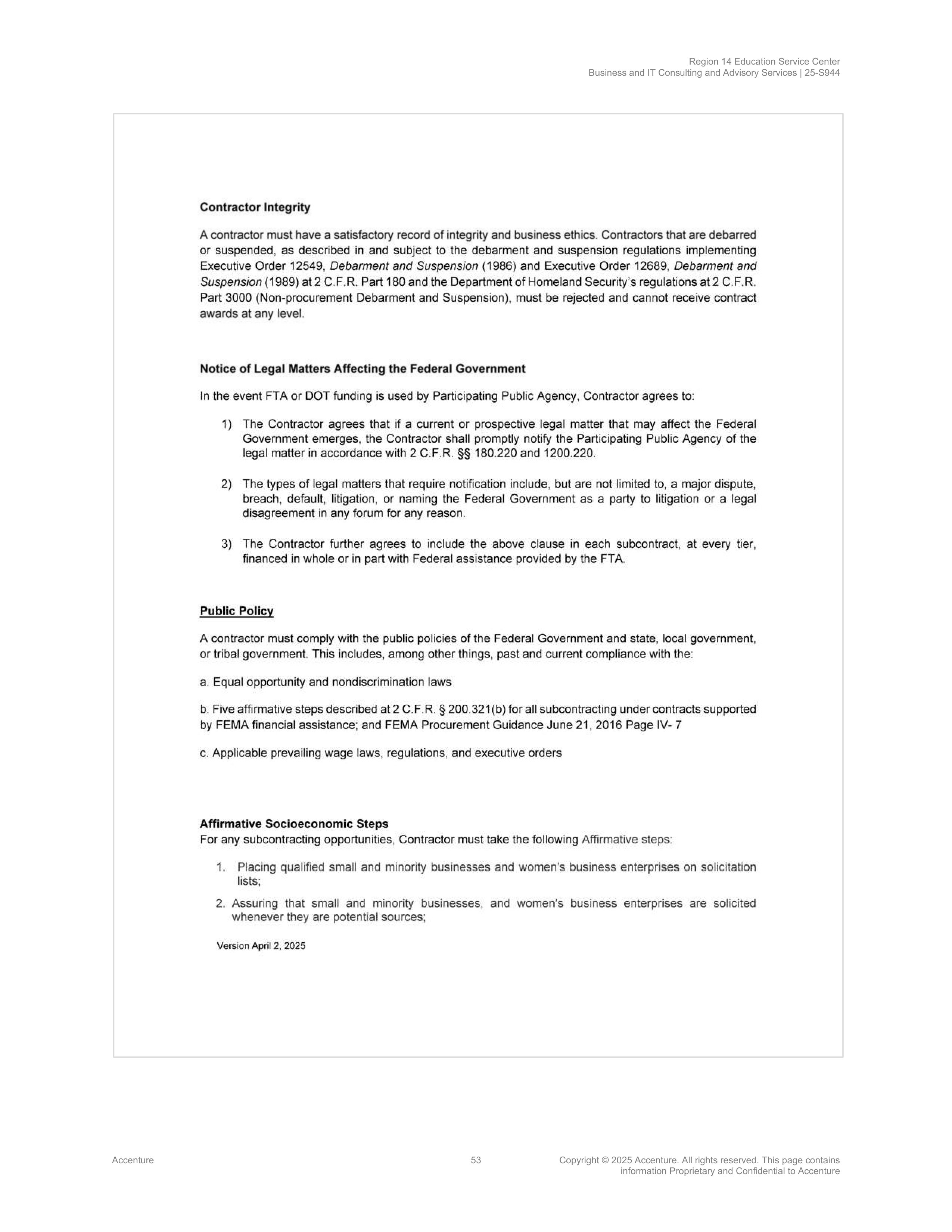 Contract Accenture Redacted — page 71