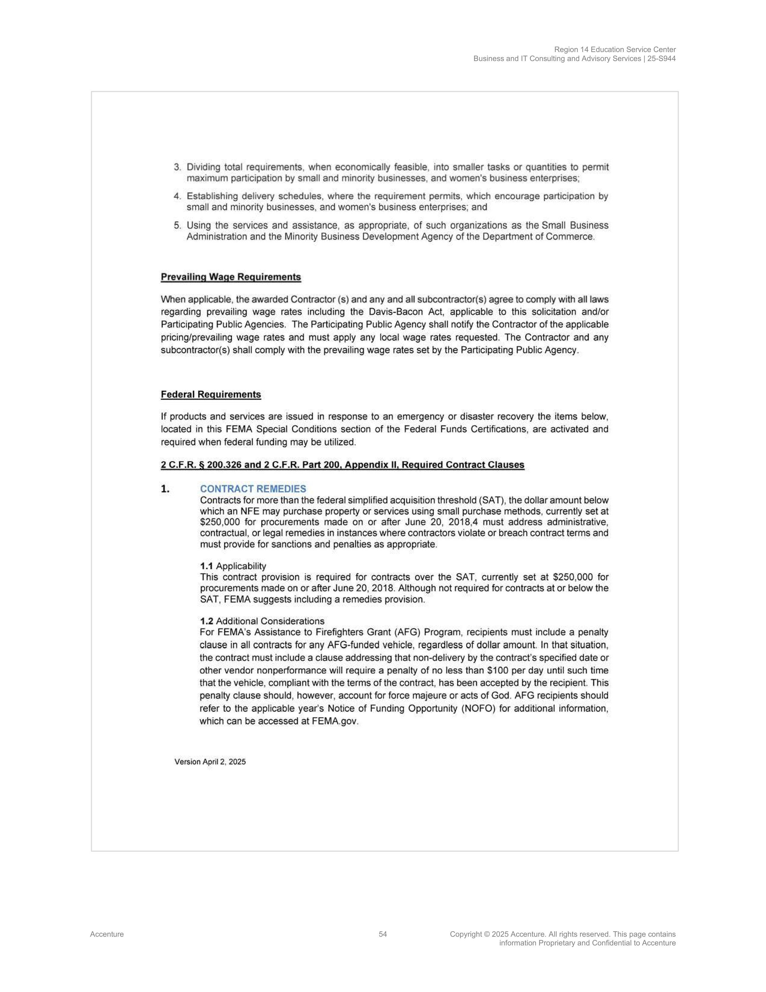 Contract Accenture Redacted — page 72