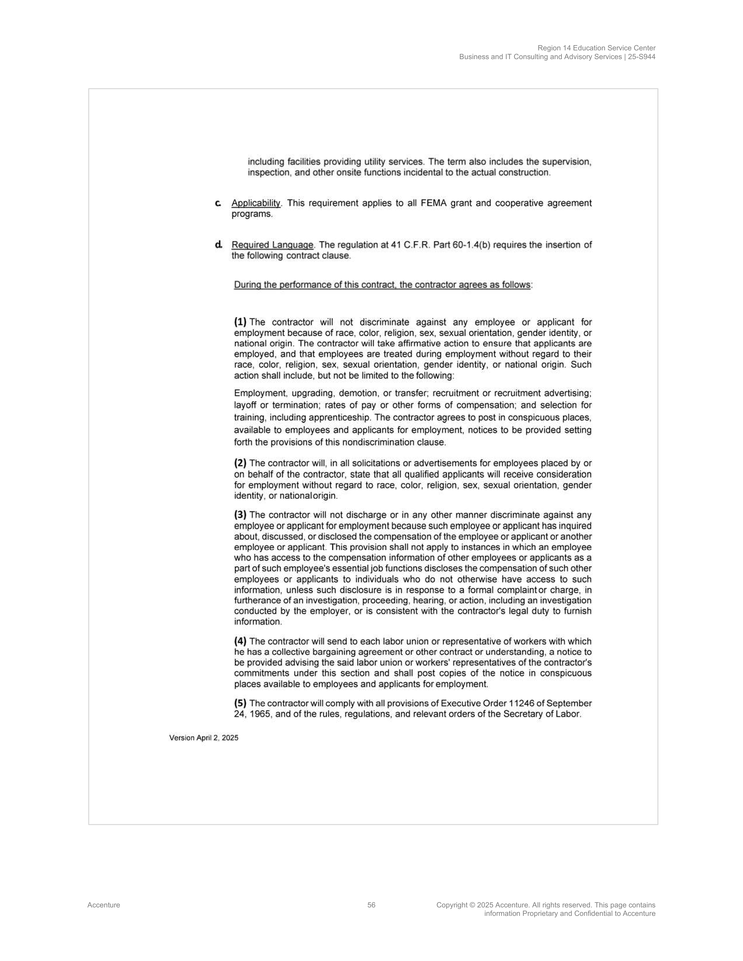 Contract Accenture Redacted — page 74
