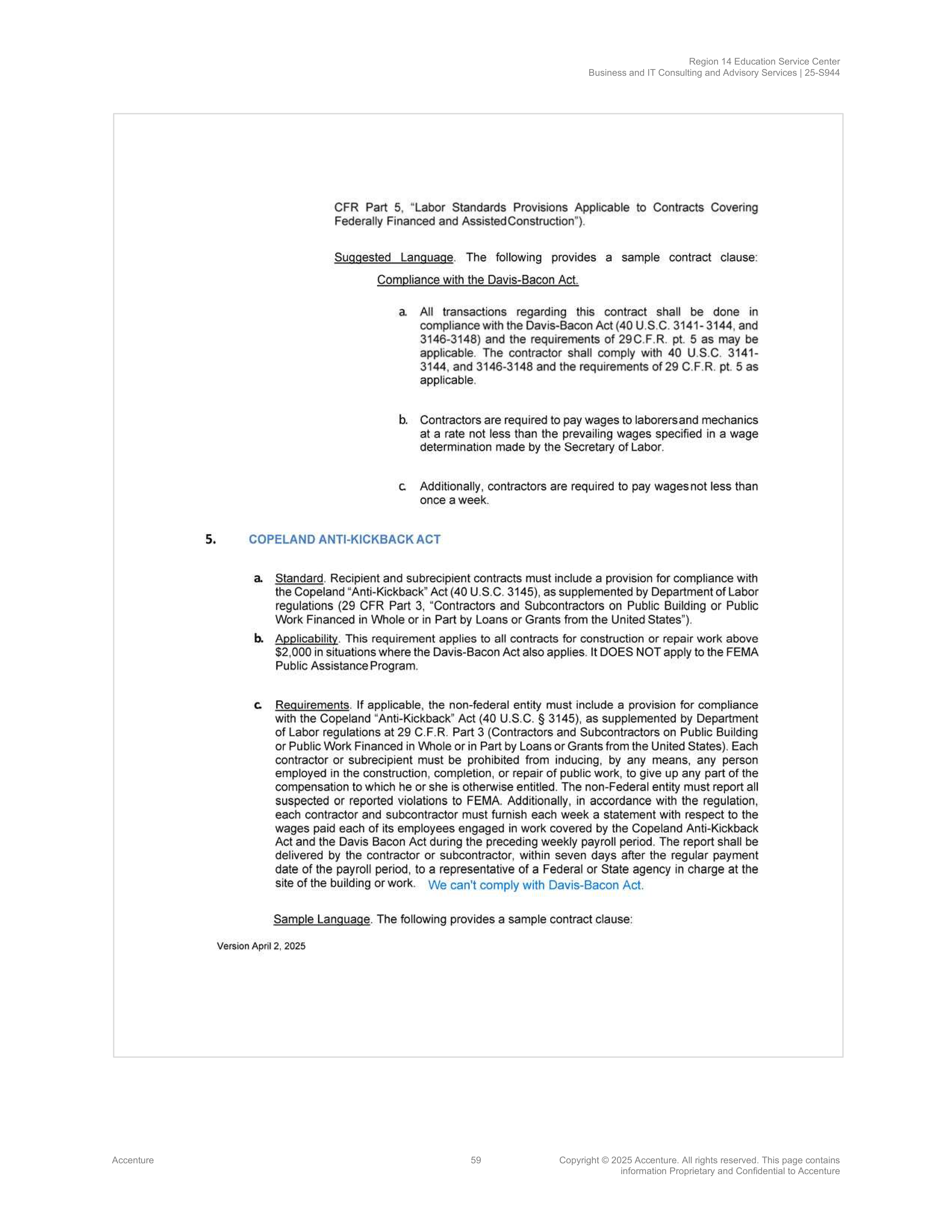 Contract Accenture Redacted — page 77