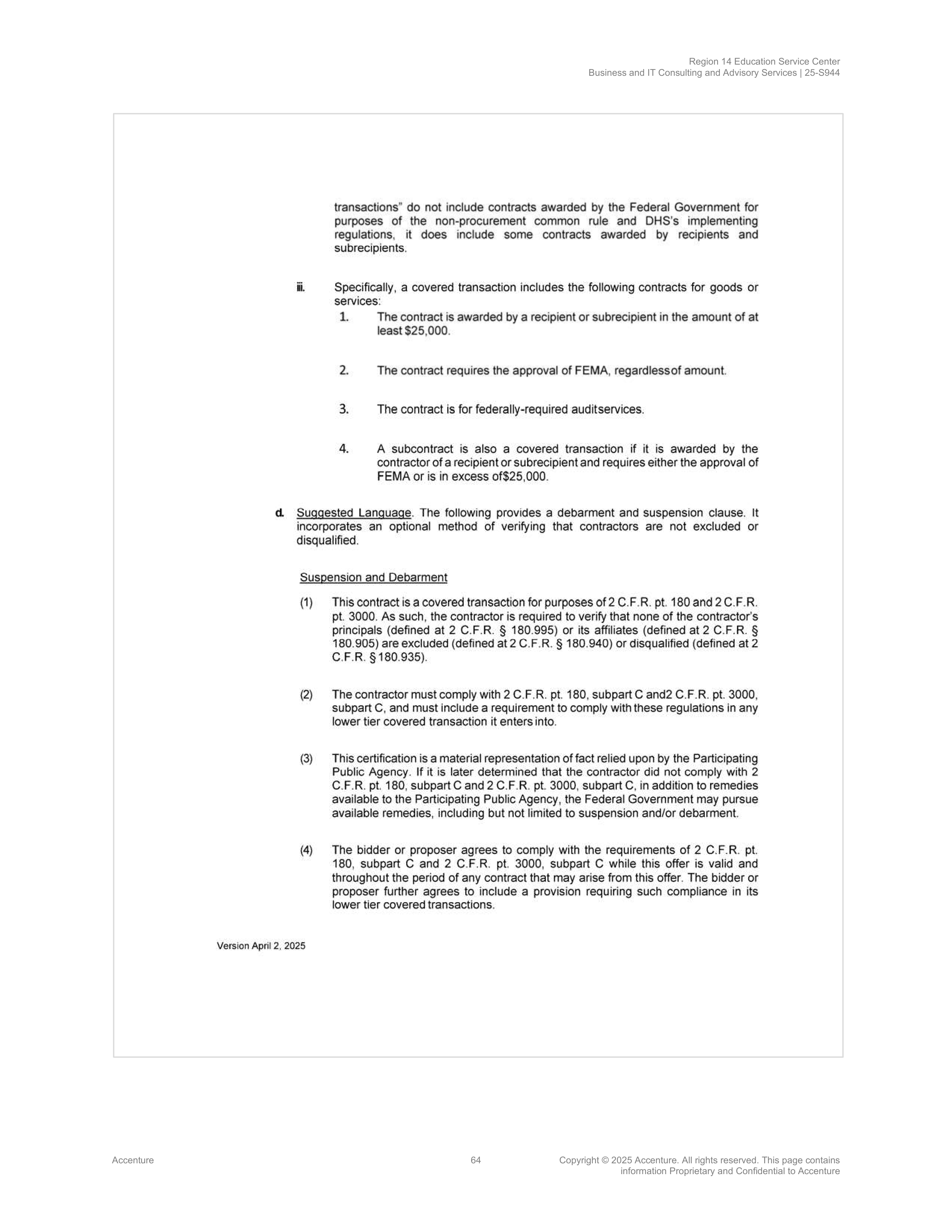 Contract Accenture Redacted — page 82