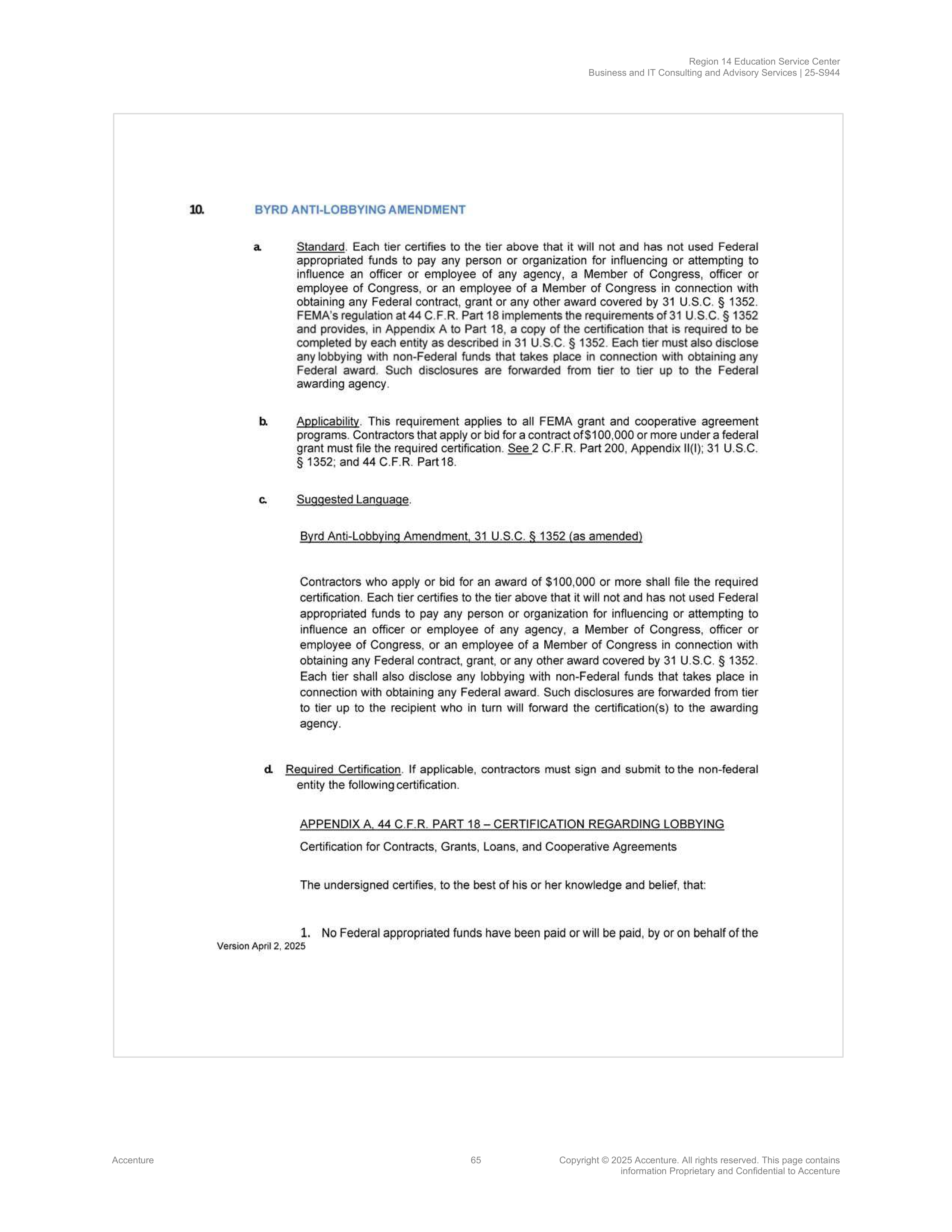 Contract Accenture Redacted — page 83