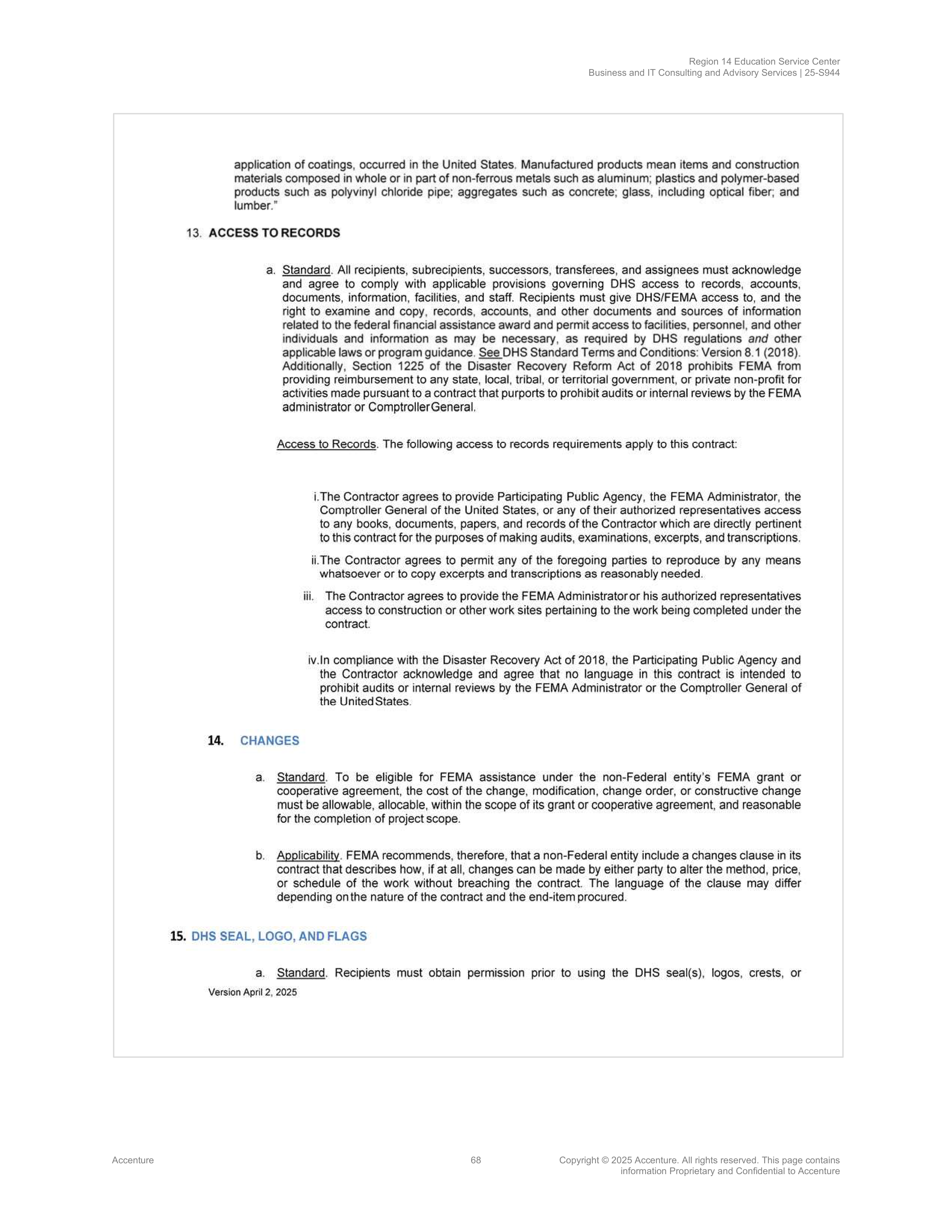 Contract Accenture Redacted — page 86