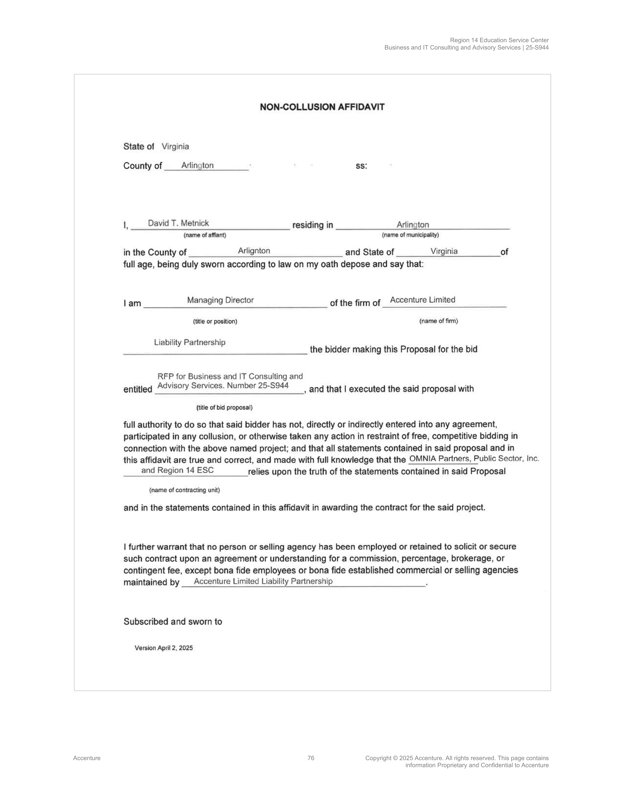 Contract Accenture Redacted — page 94