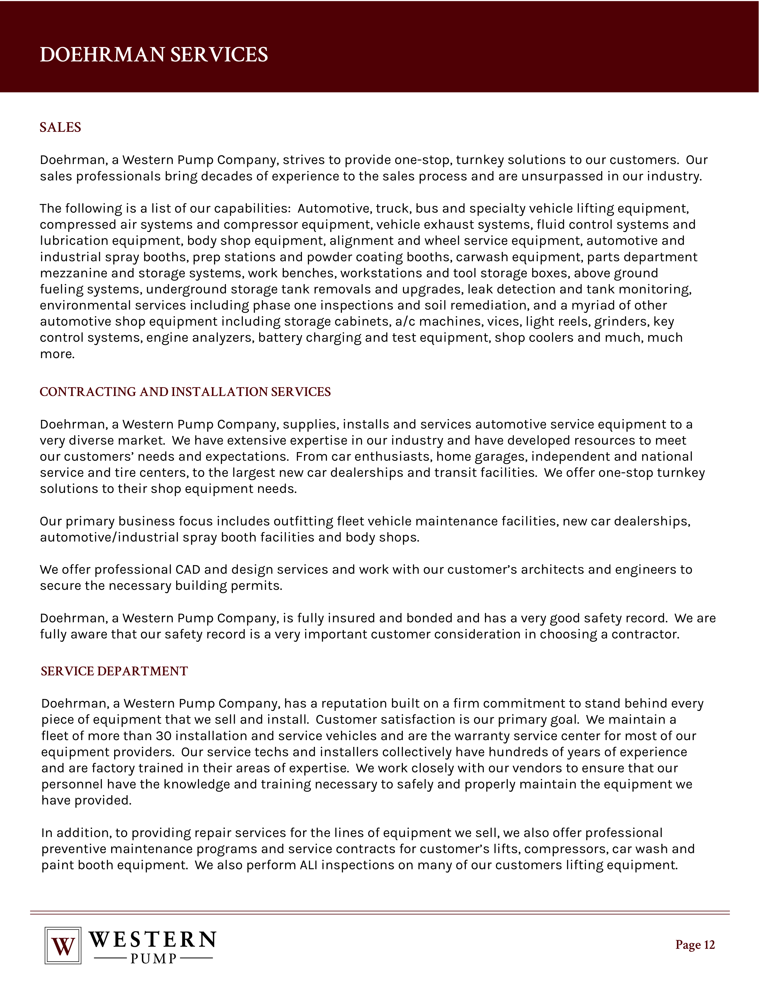 Contractor Statement of Qualification — page 12