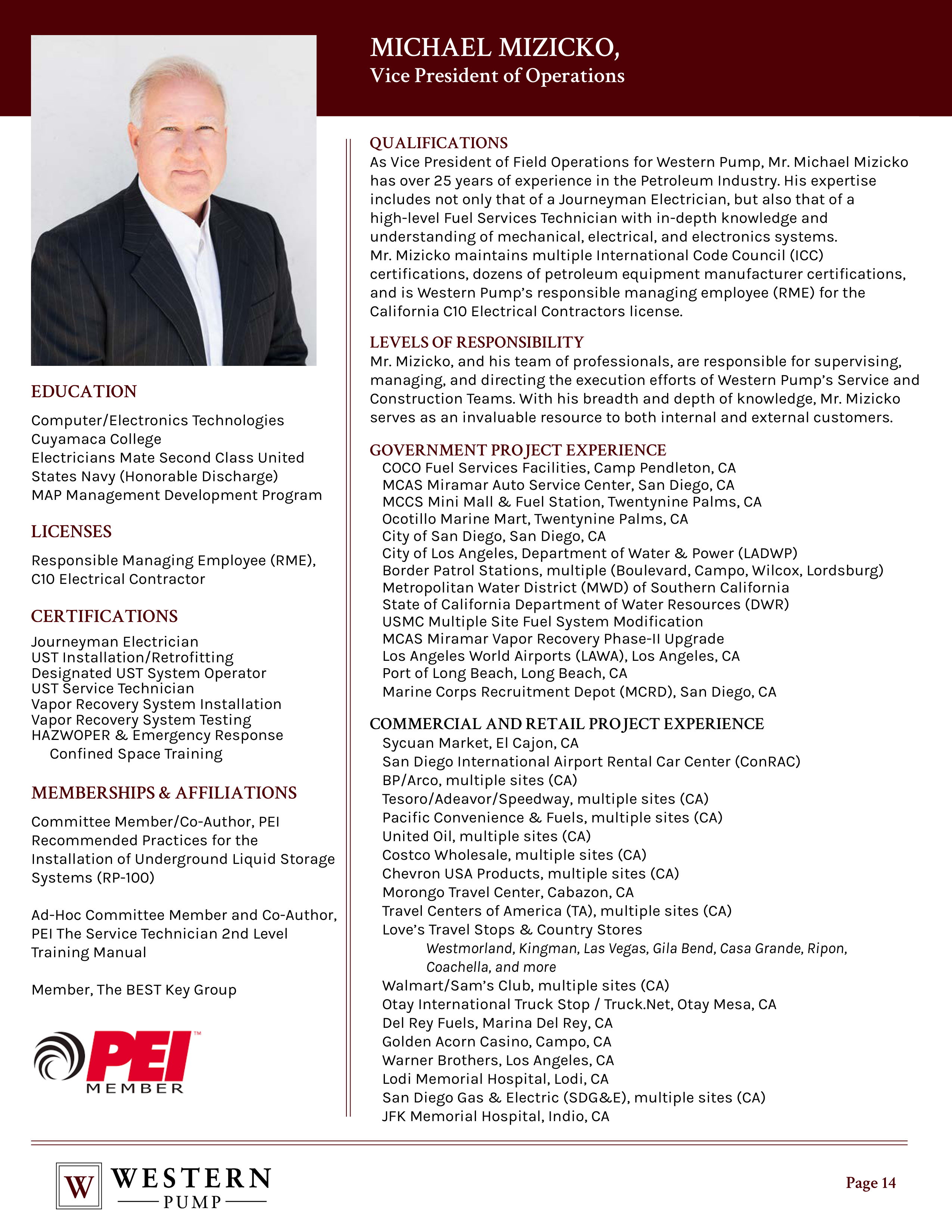 Contractor Statement of Qualification — page 14