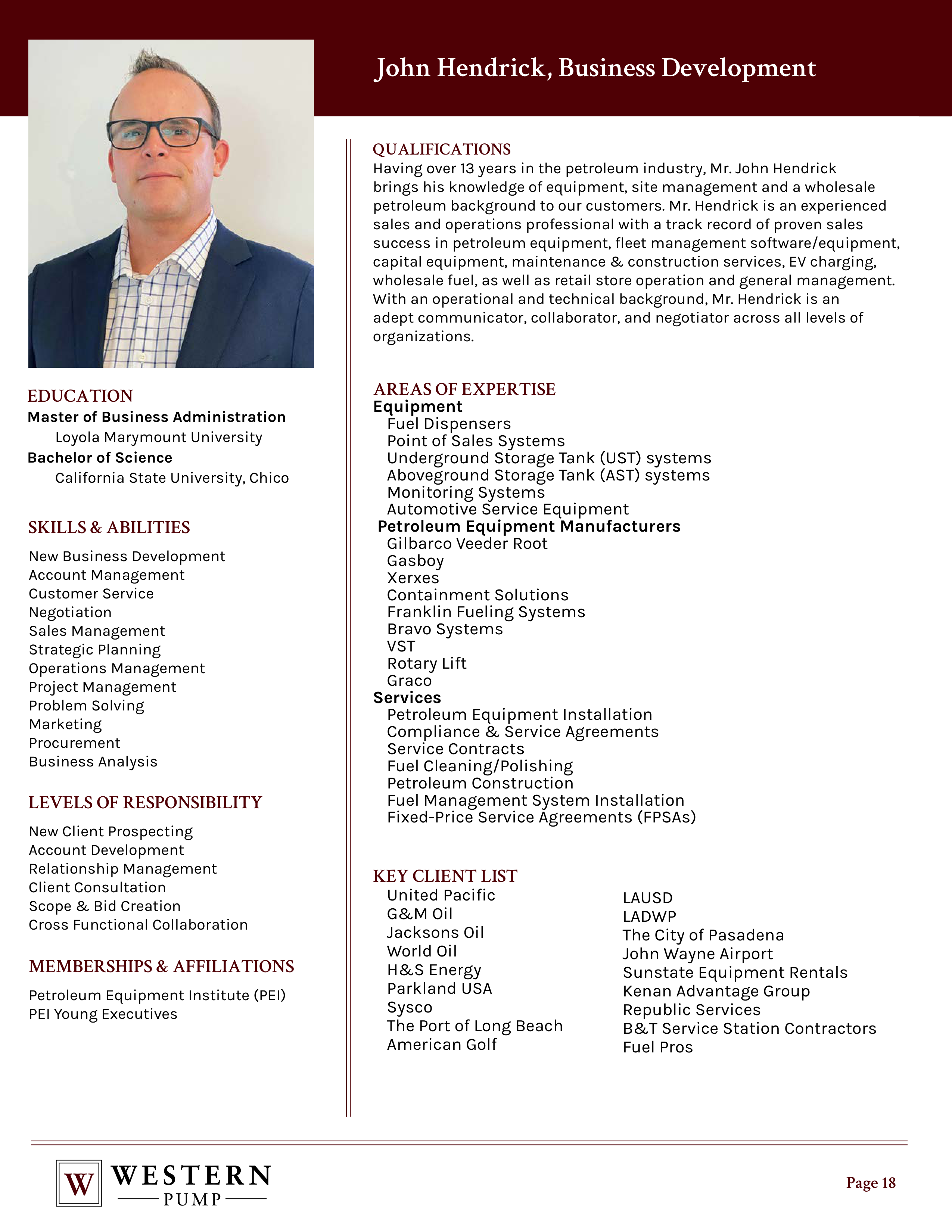 Contractor Statement of Qualification — page 18