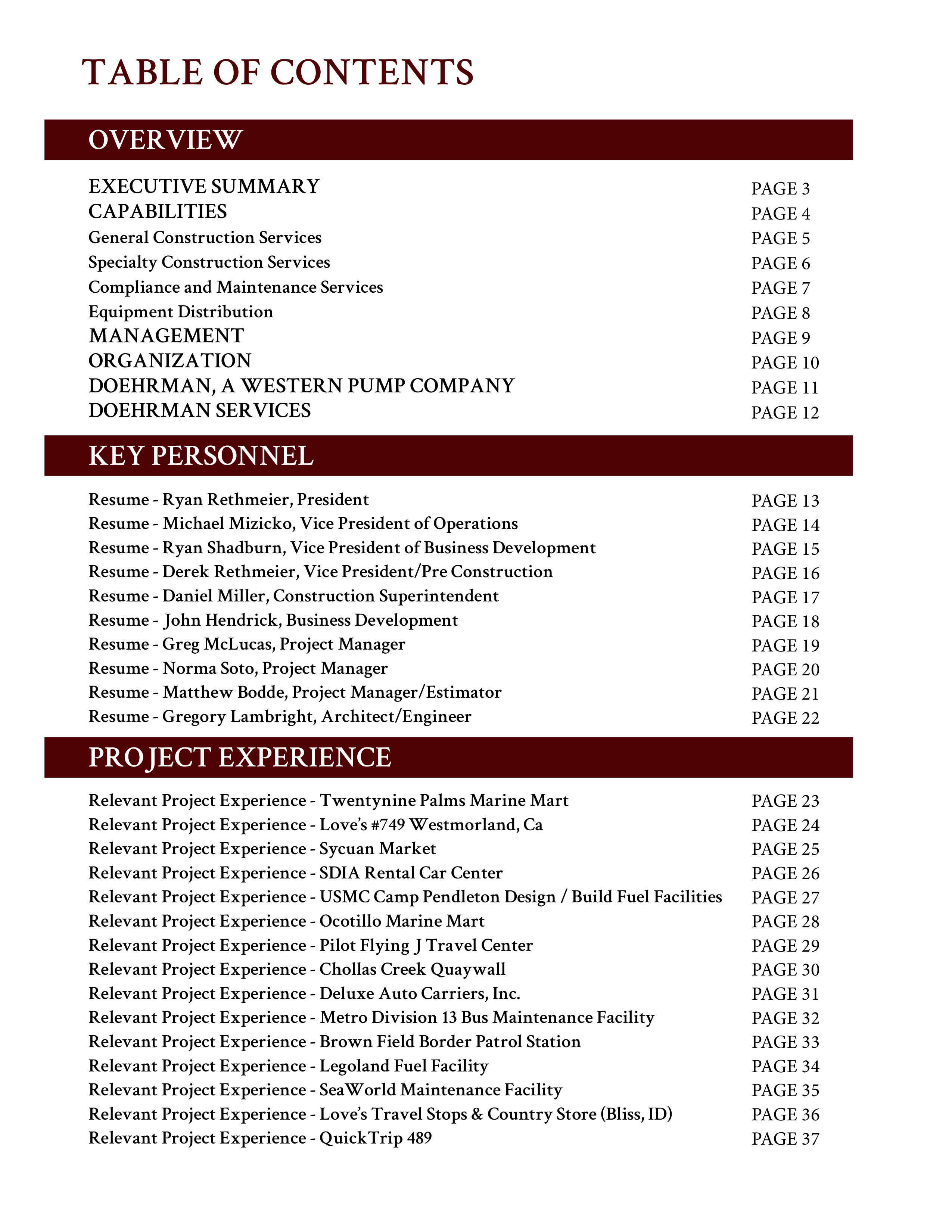 Contractor Statement of Qualification — page 2