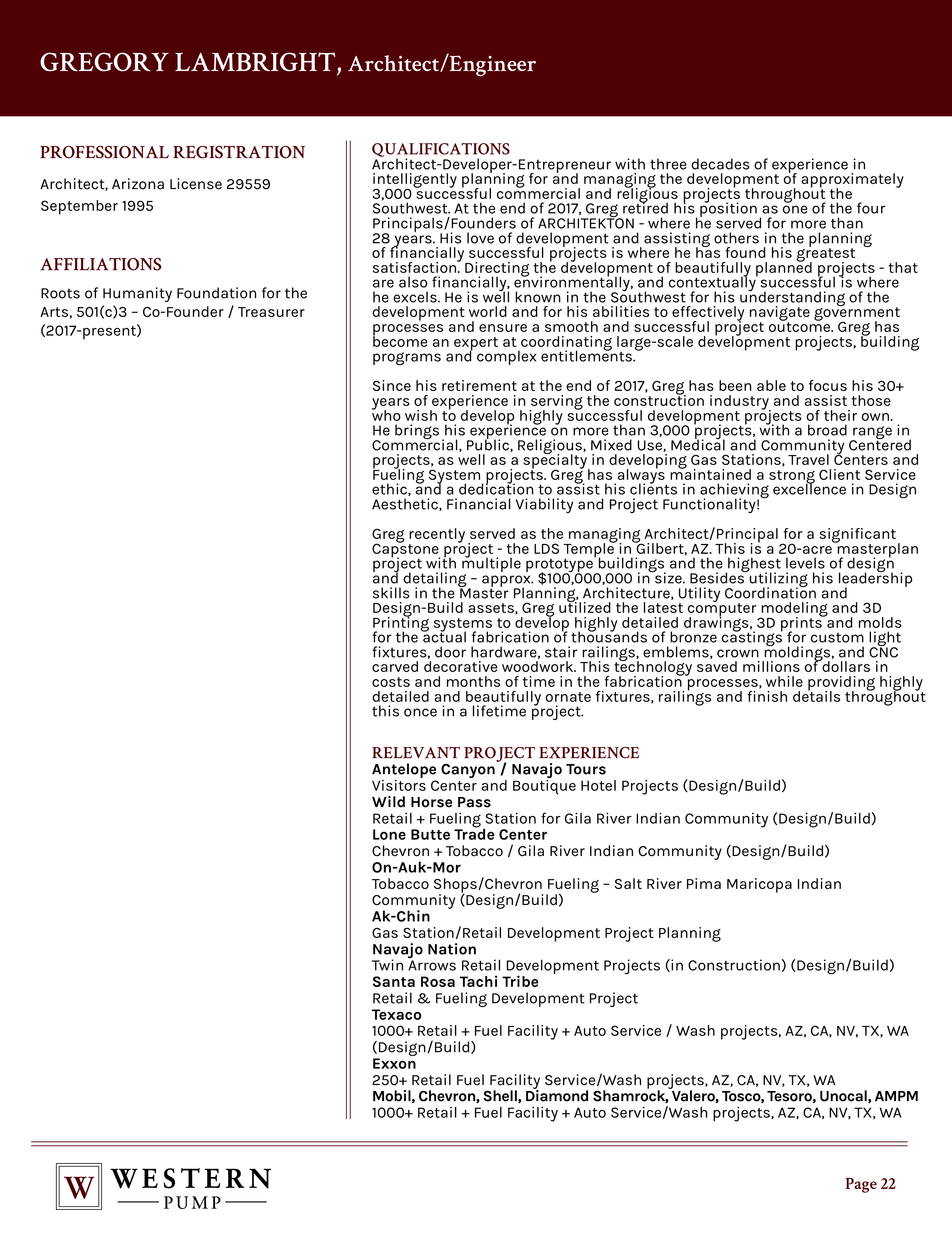 Contractor Statement of Qualification — page 22