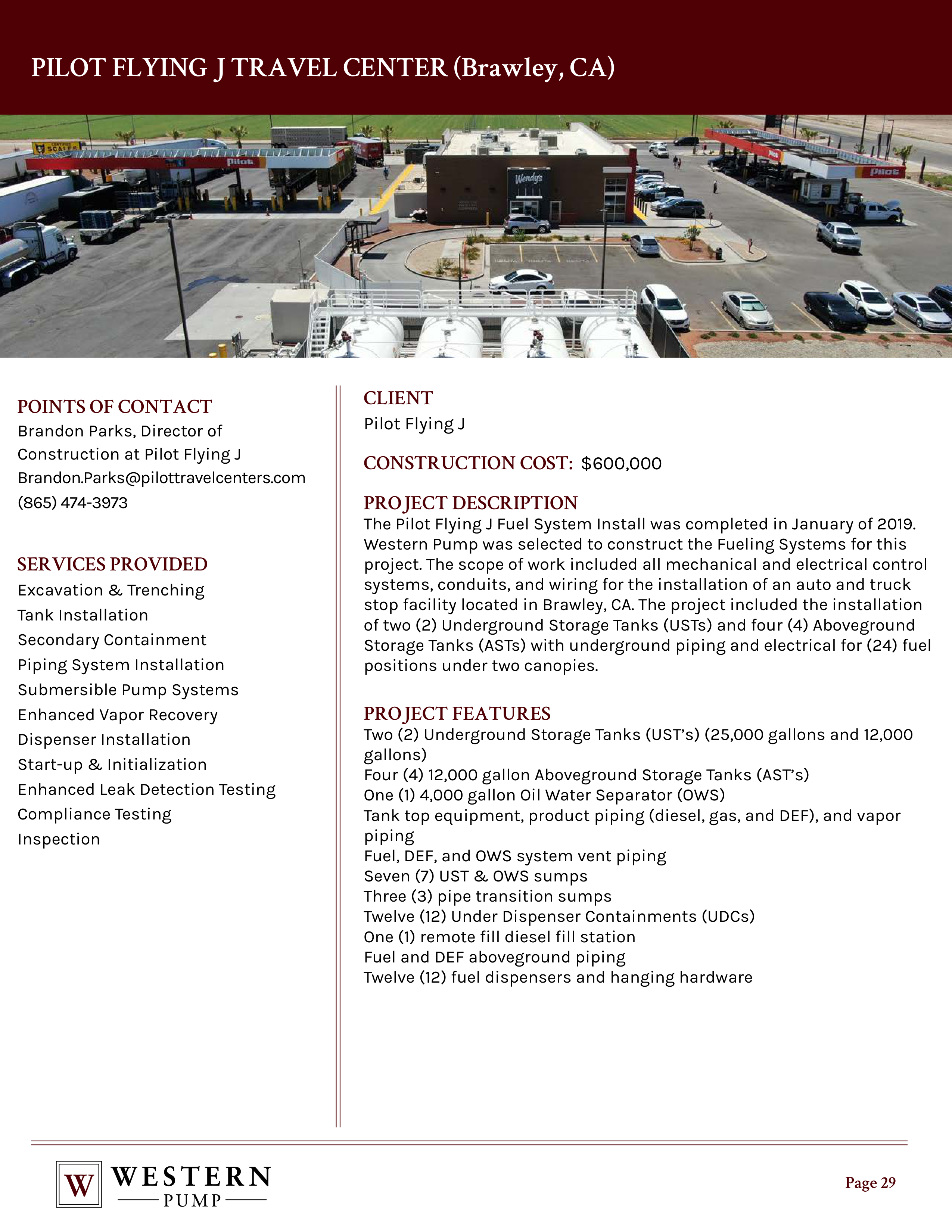 Contractor Statement of Qualification — page 29