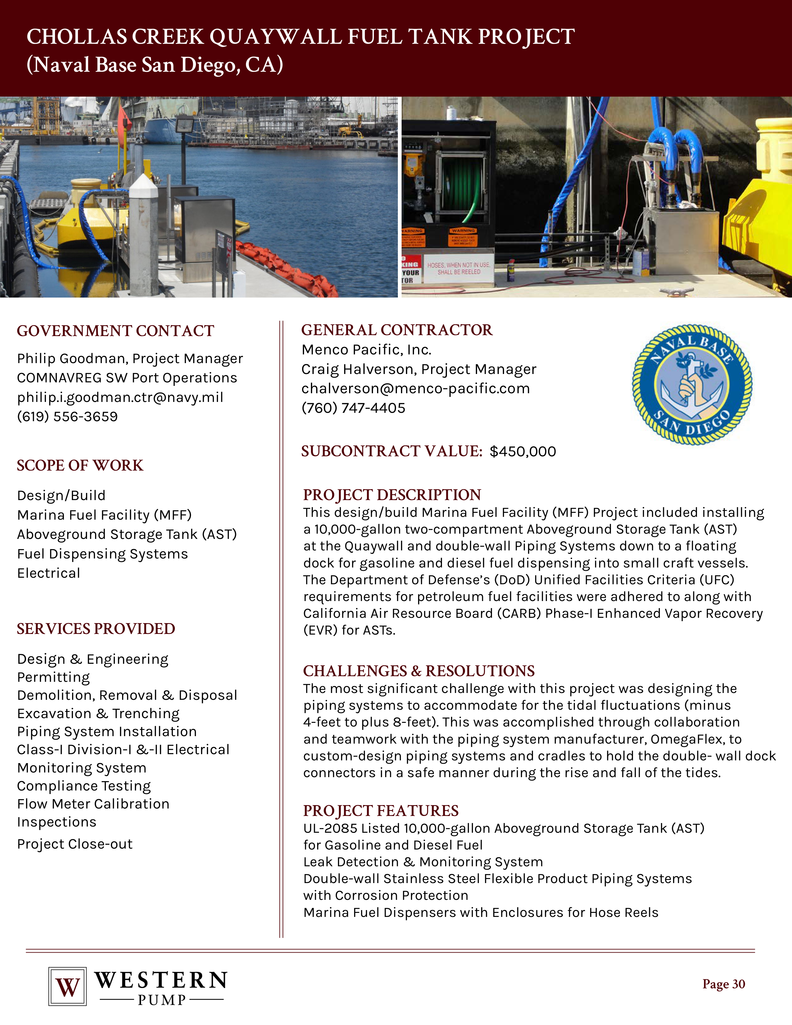 Contractor Statement of Qualification — page 30