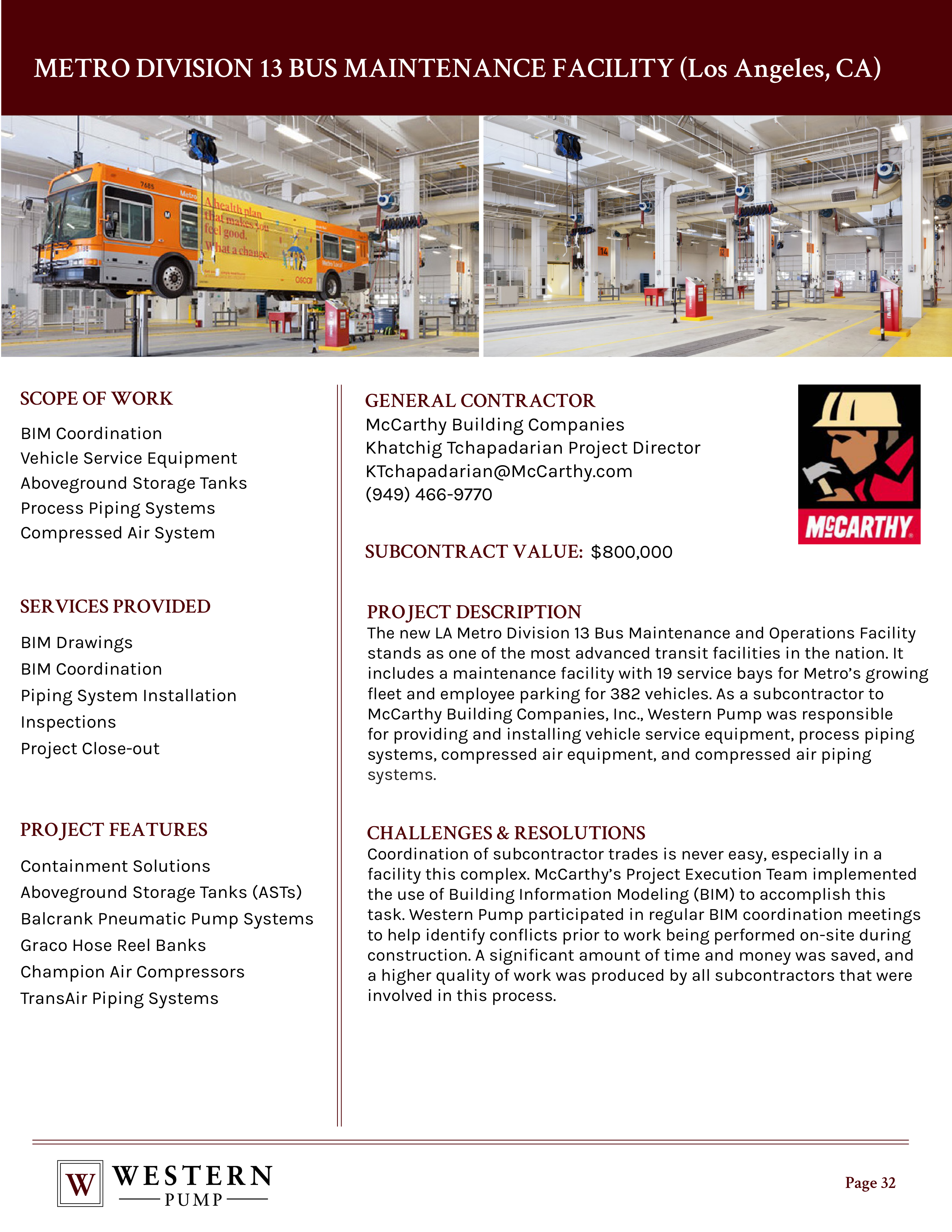 Contractor Statement of Qualification — page 32