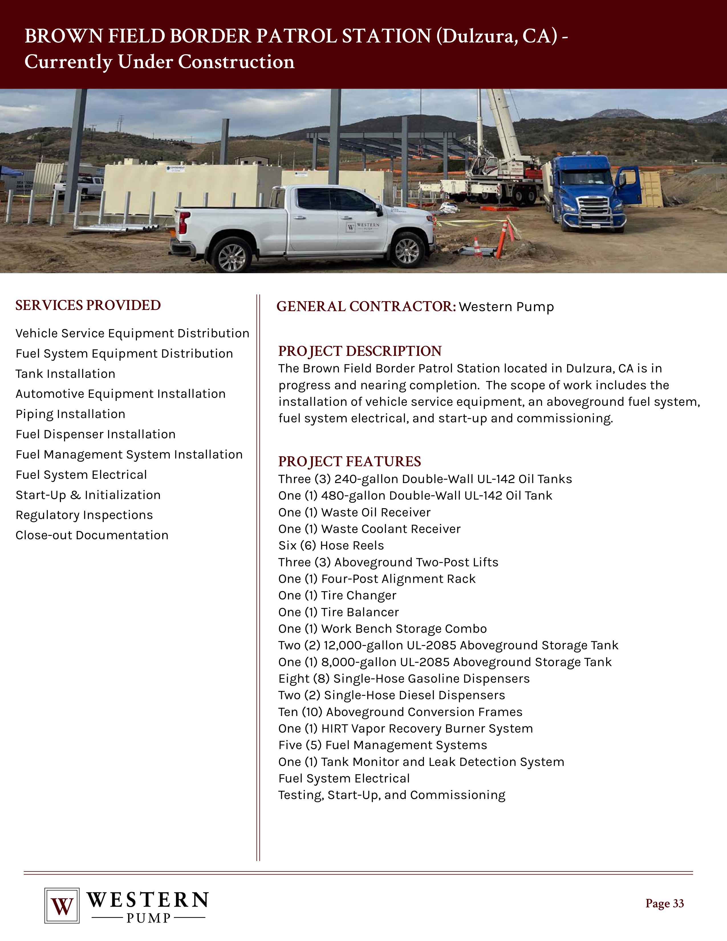 Contractor Statement of Qualification — page 33