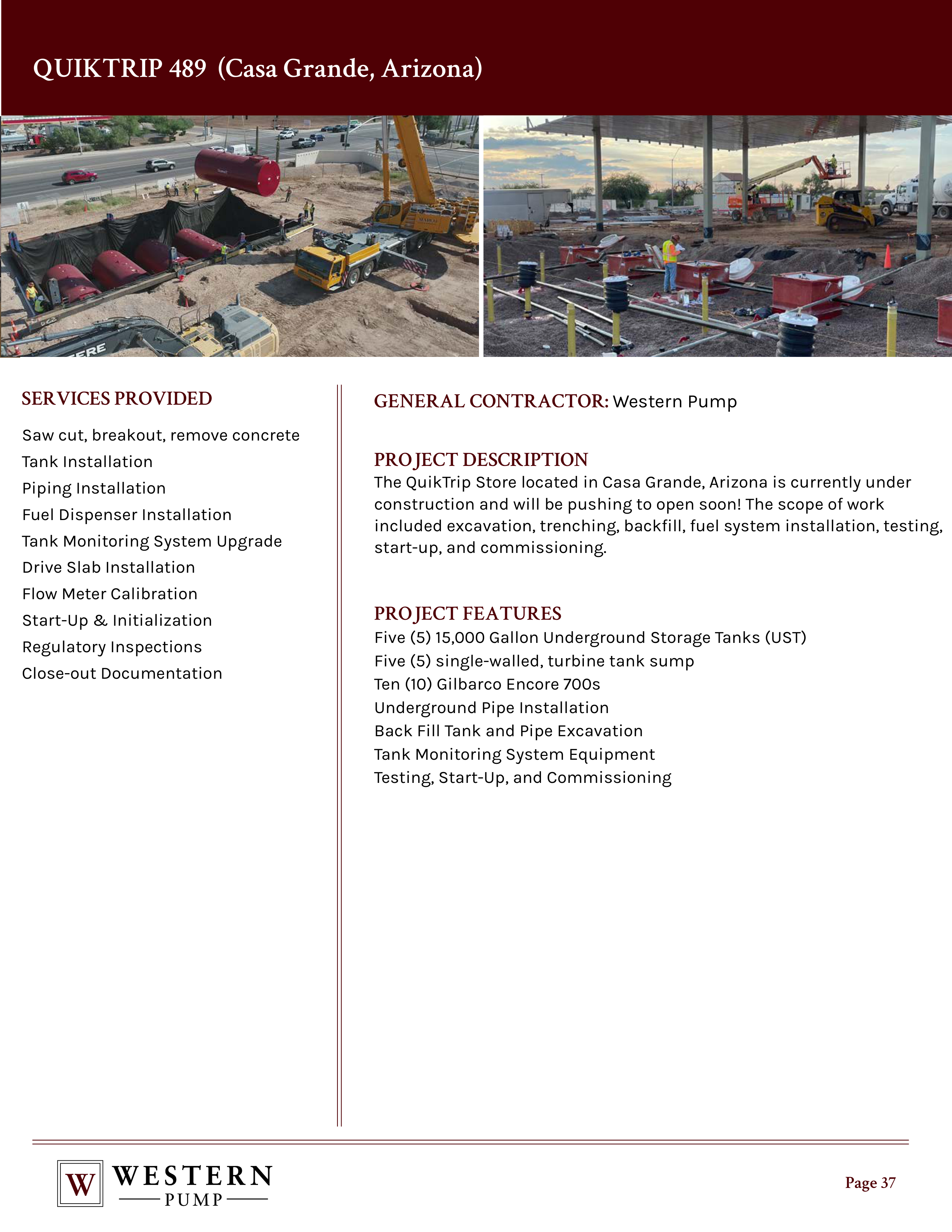 Contractor Statement of Qualification — page 37