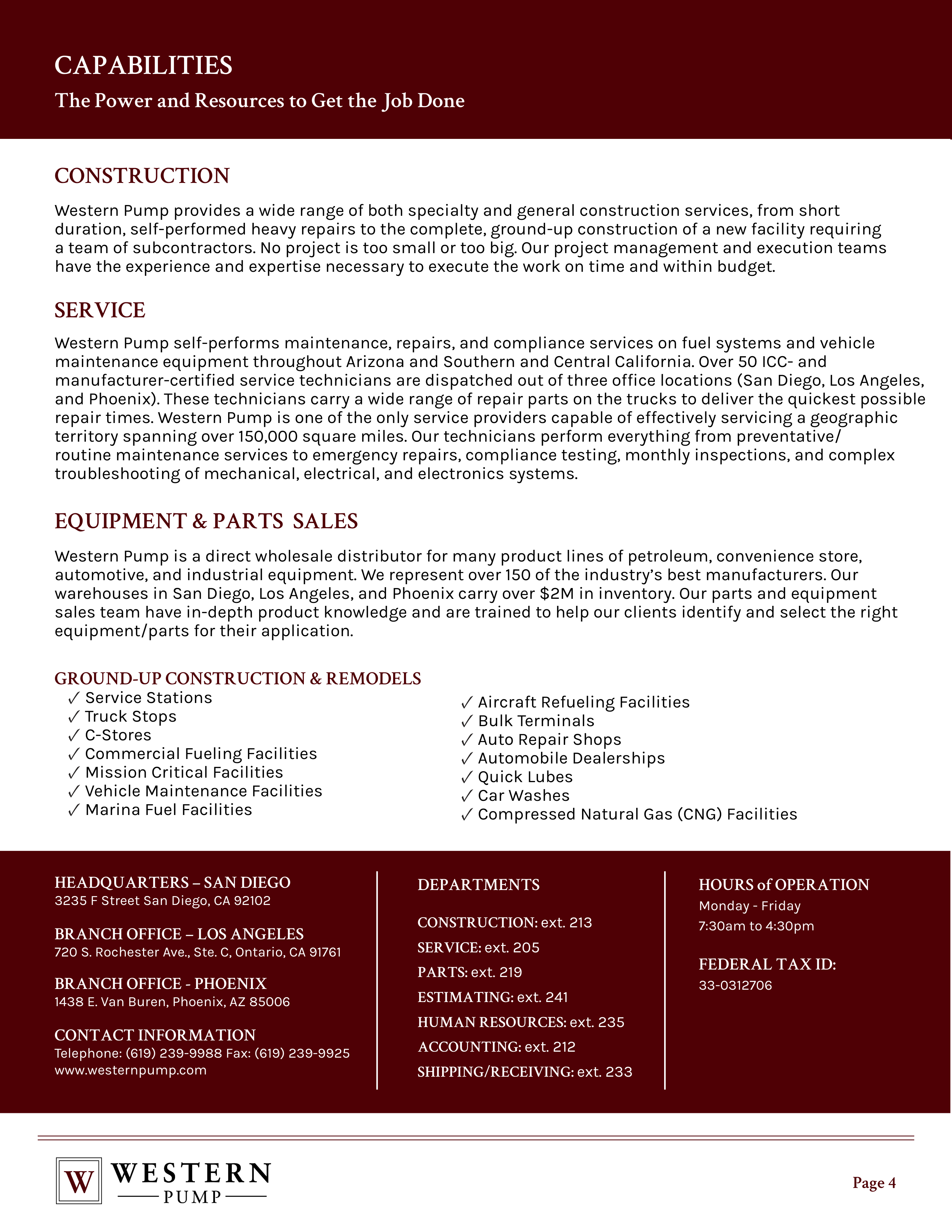 Contractor Statement of Qualification — page 4