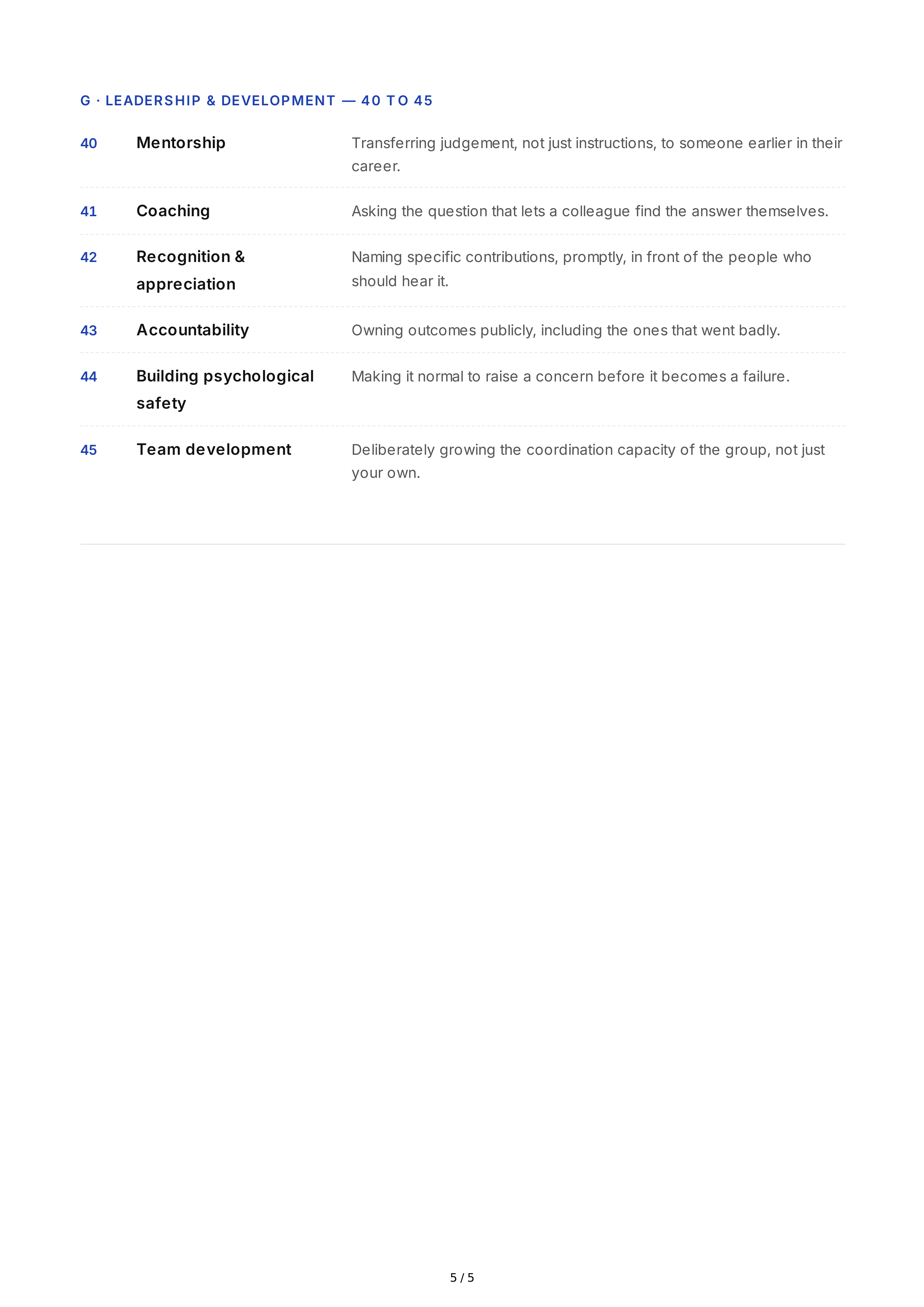 Coordination Interpersonal Skills — page 5