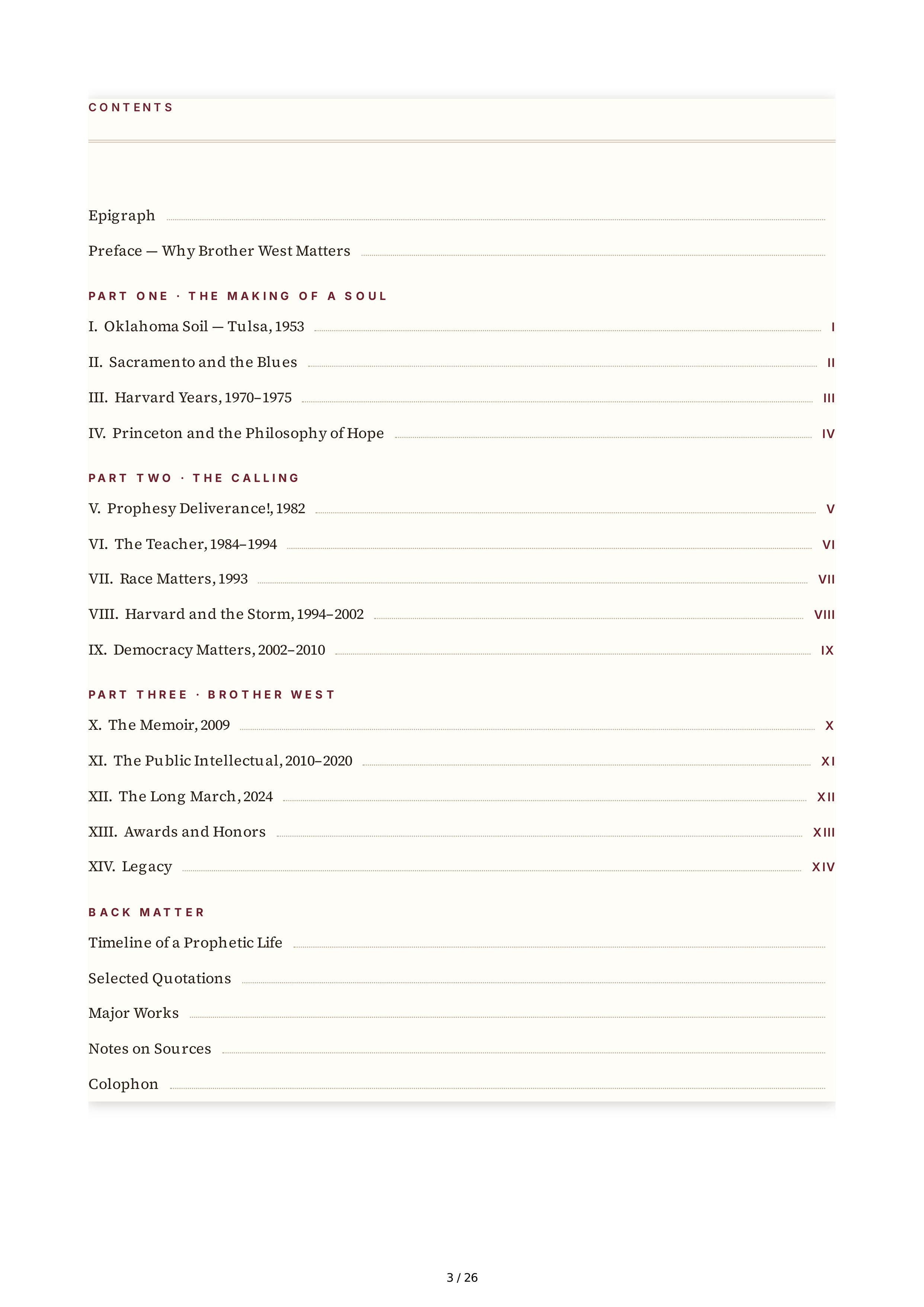 Cornel West Brother West Living and Loving Out Loud Biography — page 3