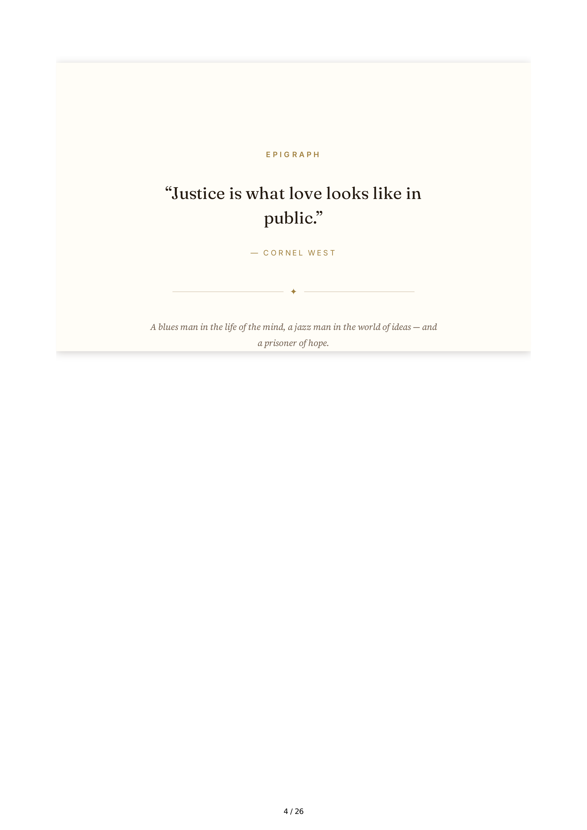 Cornel West Brother West Living and Loving Out Loud Biography — page 4