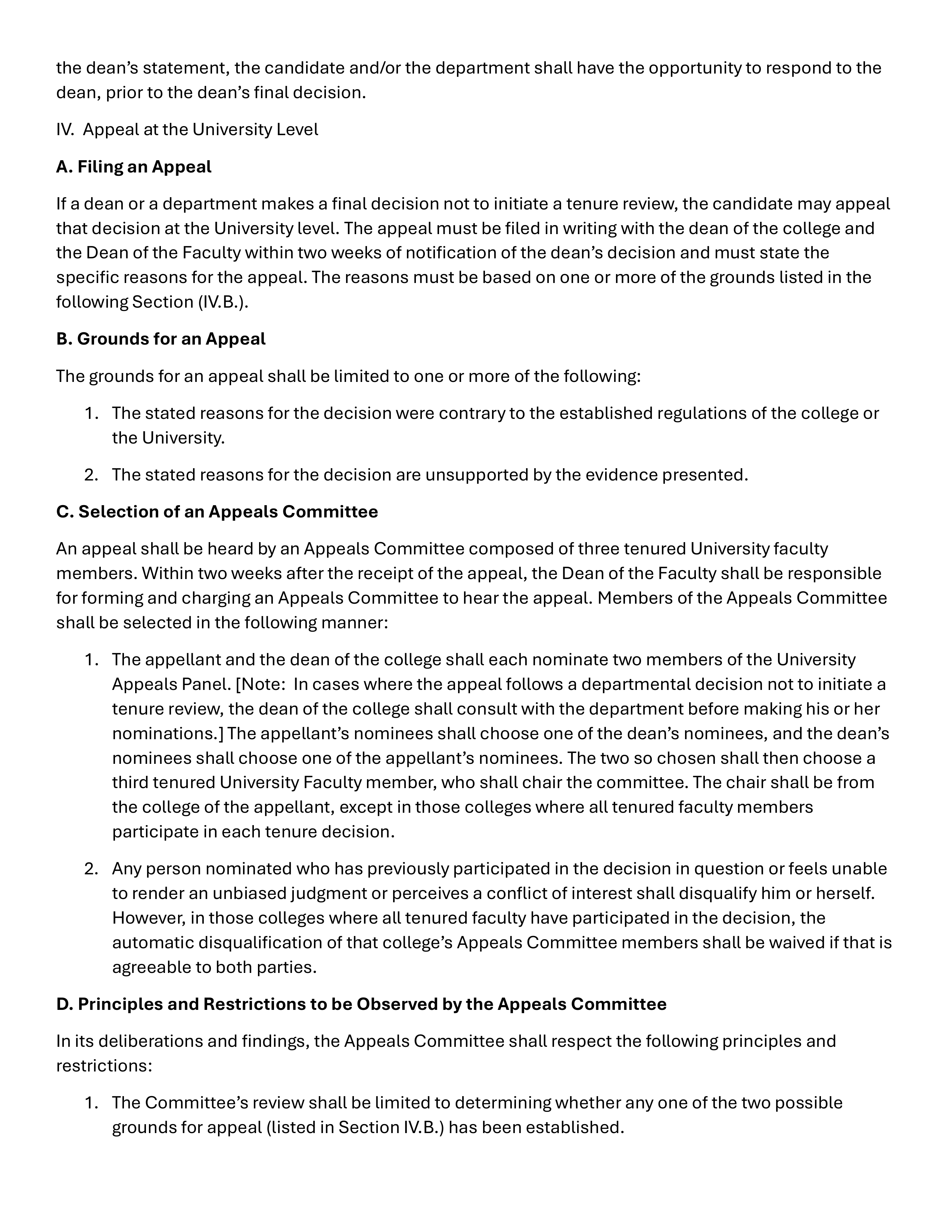 Cornell University Faculty Handbook — page 41