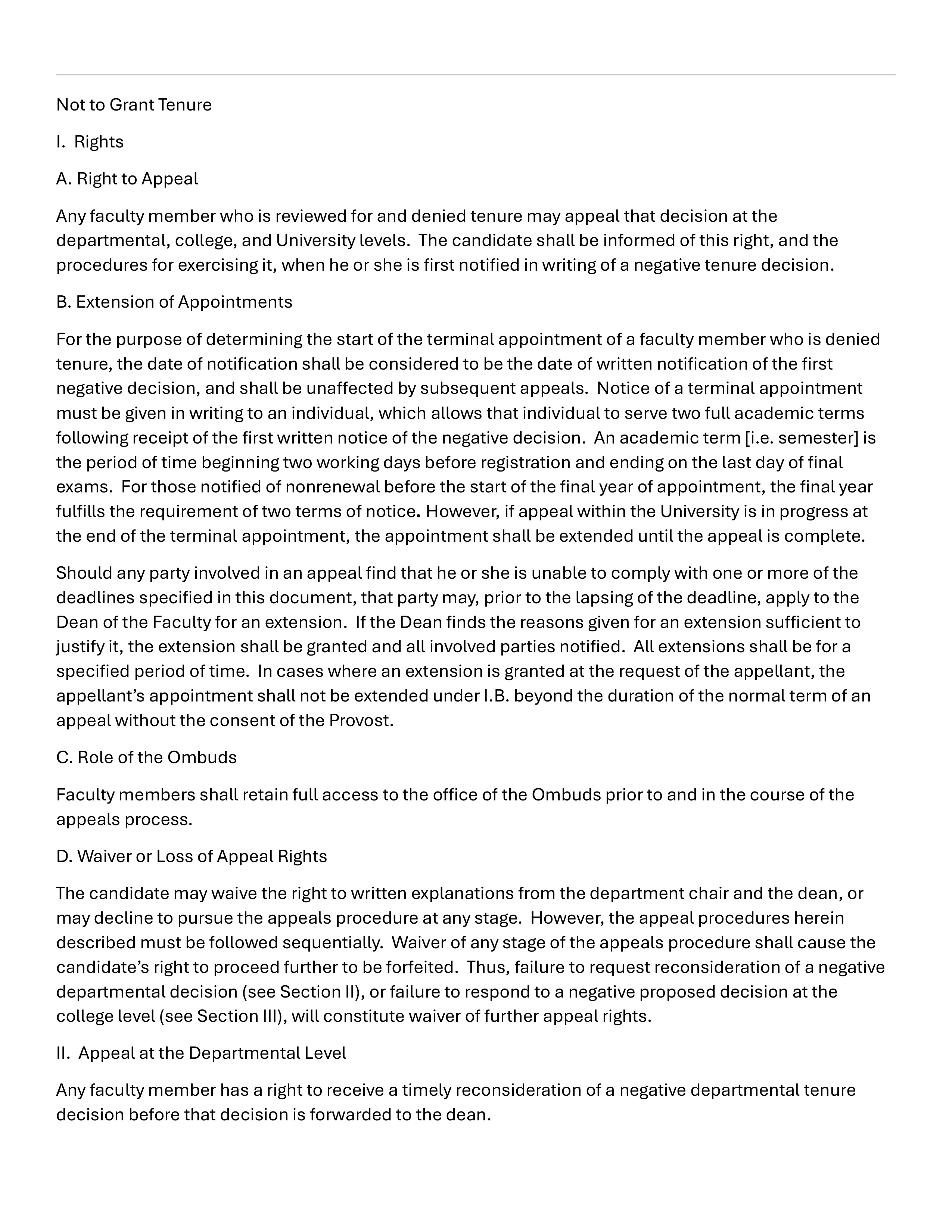 Cornell University Faculty Handbook — page 43