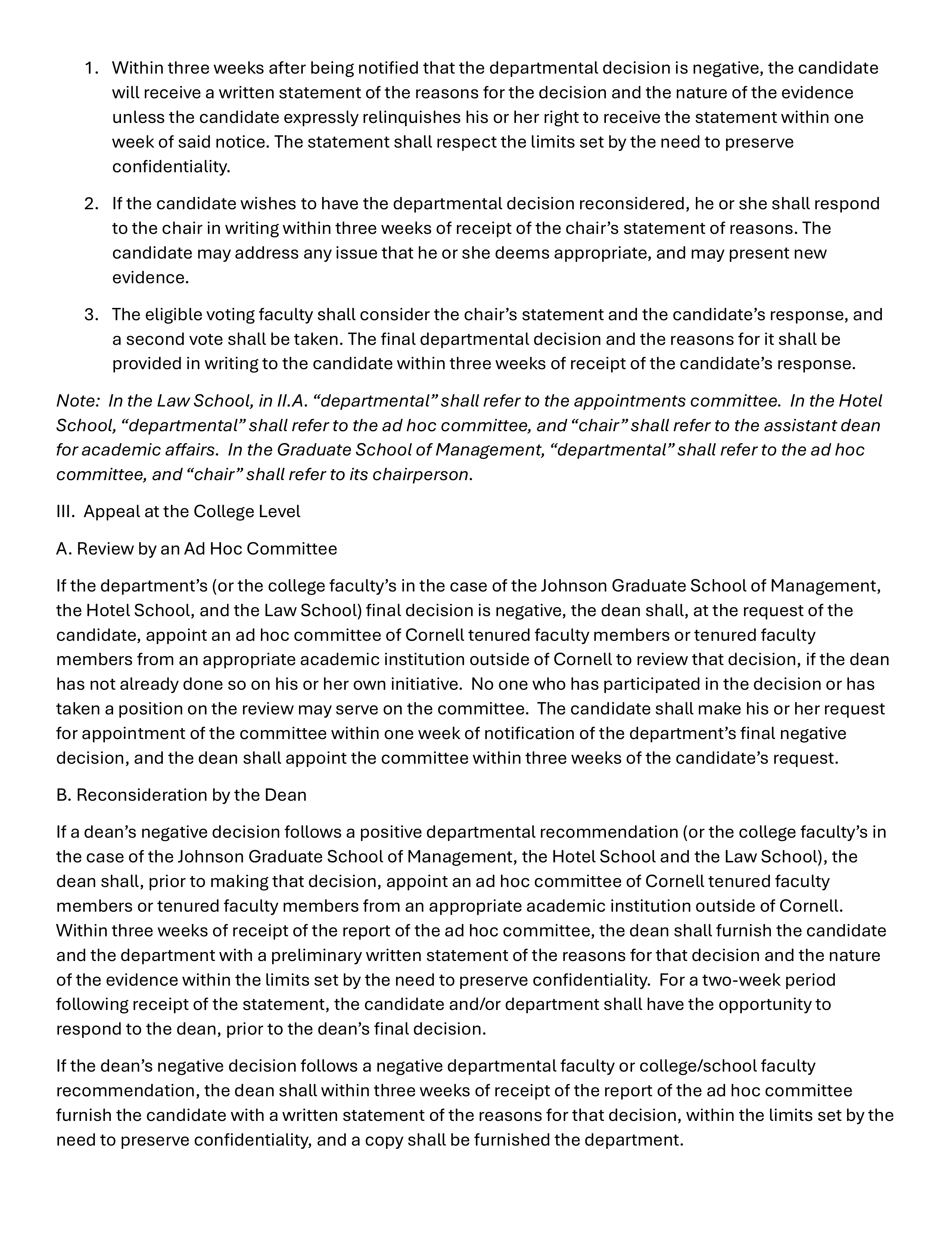 Cornell University Faculty Handbook — page 44