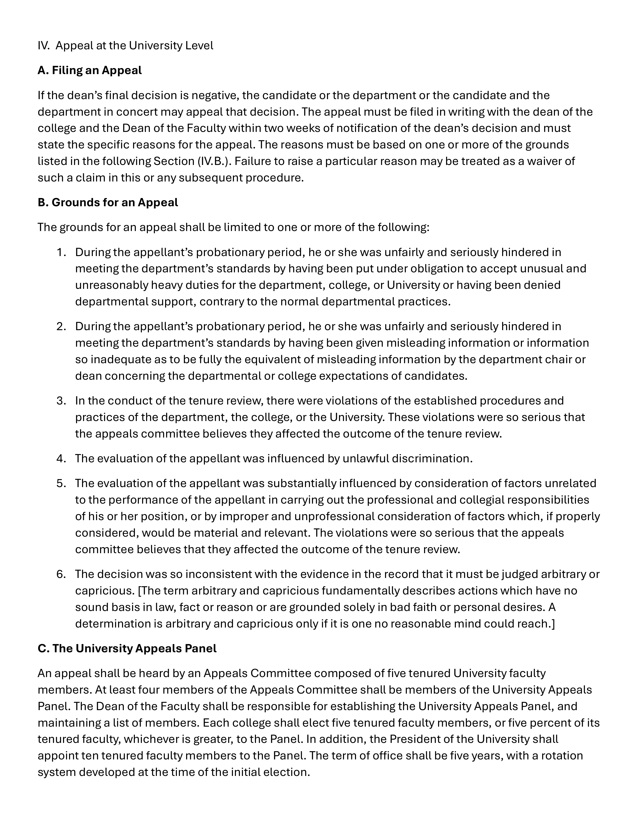 Cornell University Faculty Handbook — page 45