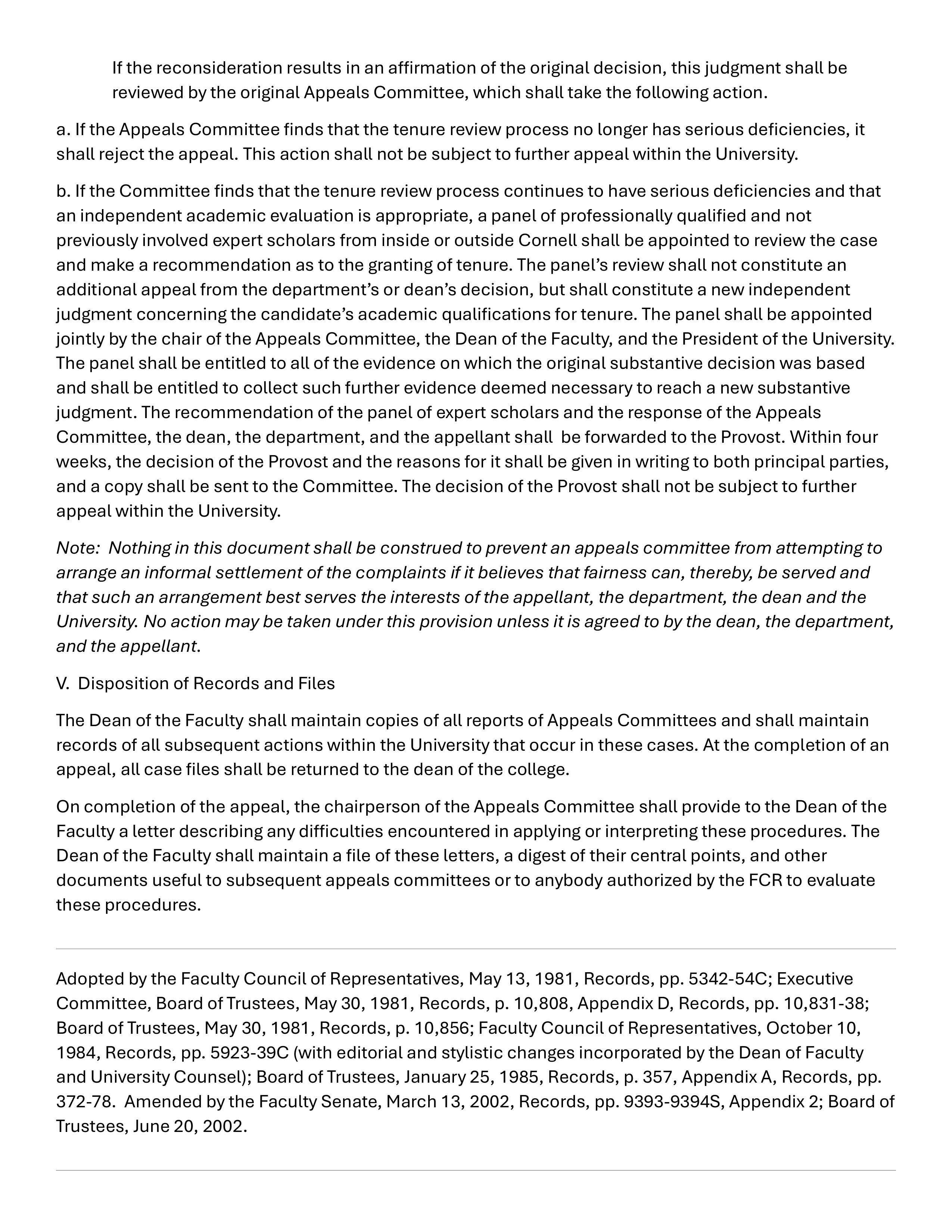 Cornell University Faculty Handbook — page 48