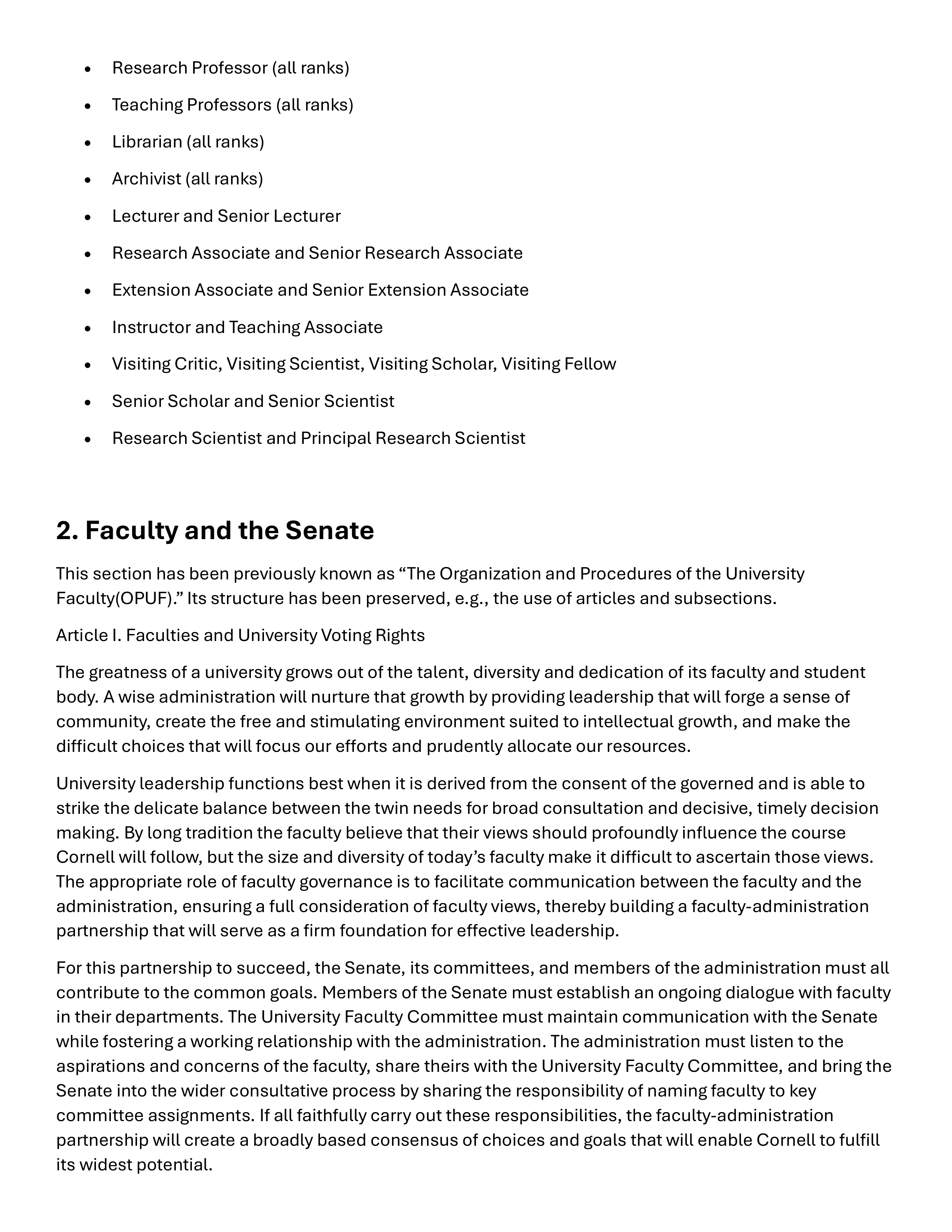 Cornell University Faculty Handbook — page 5