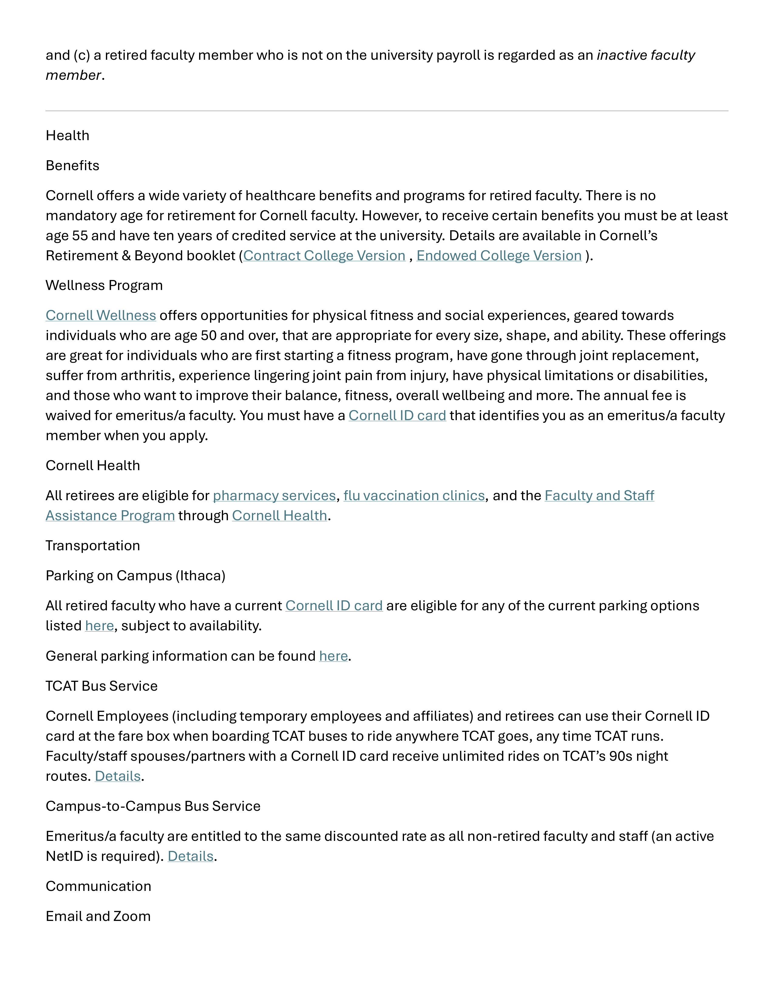 Cornell University Faculty Handbook — page 58