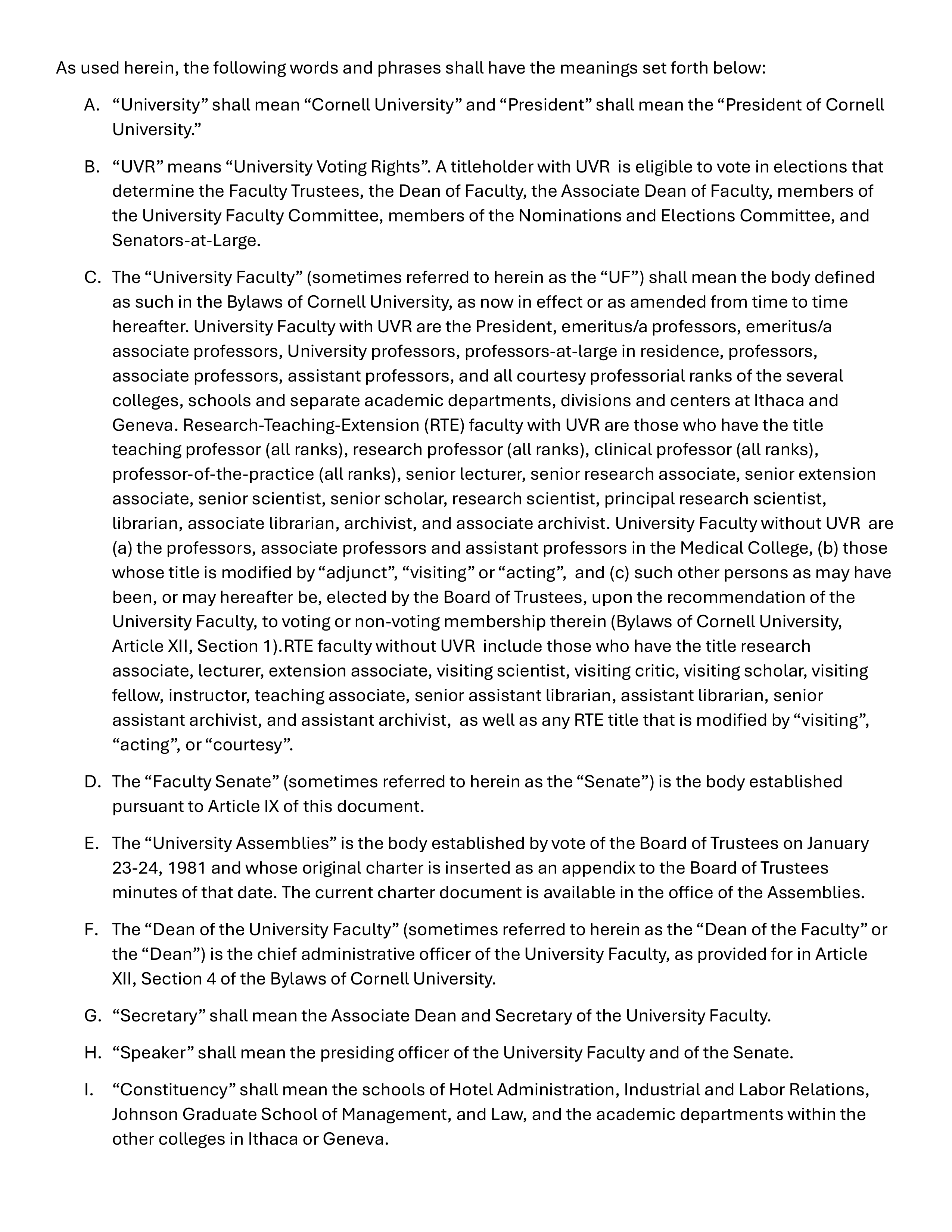 Cornell University Faculty Handbook — page 6