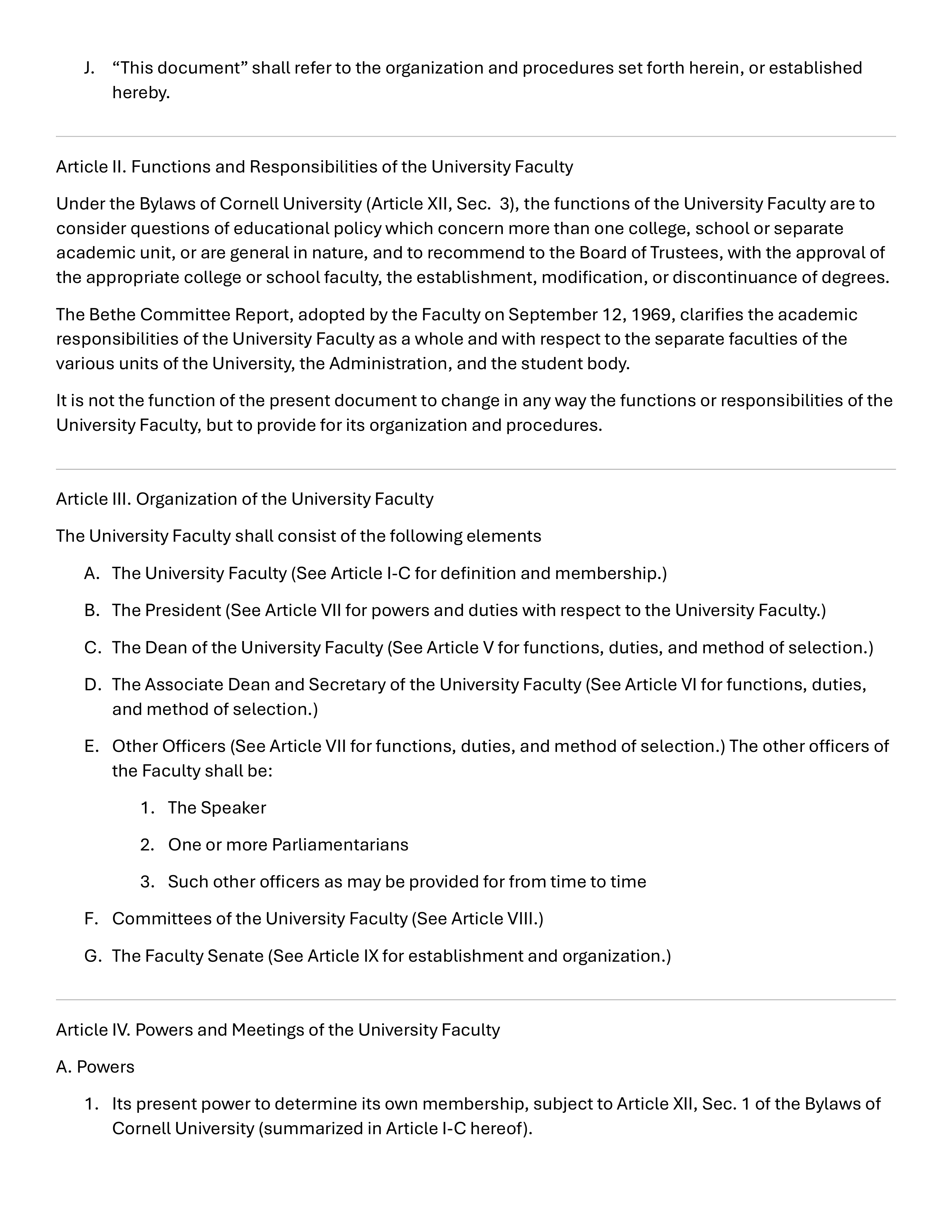 Cornell University Faculty Handbook — page 7