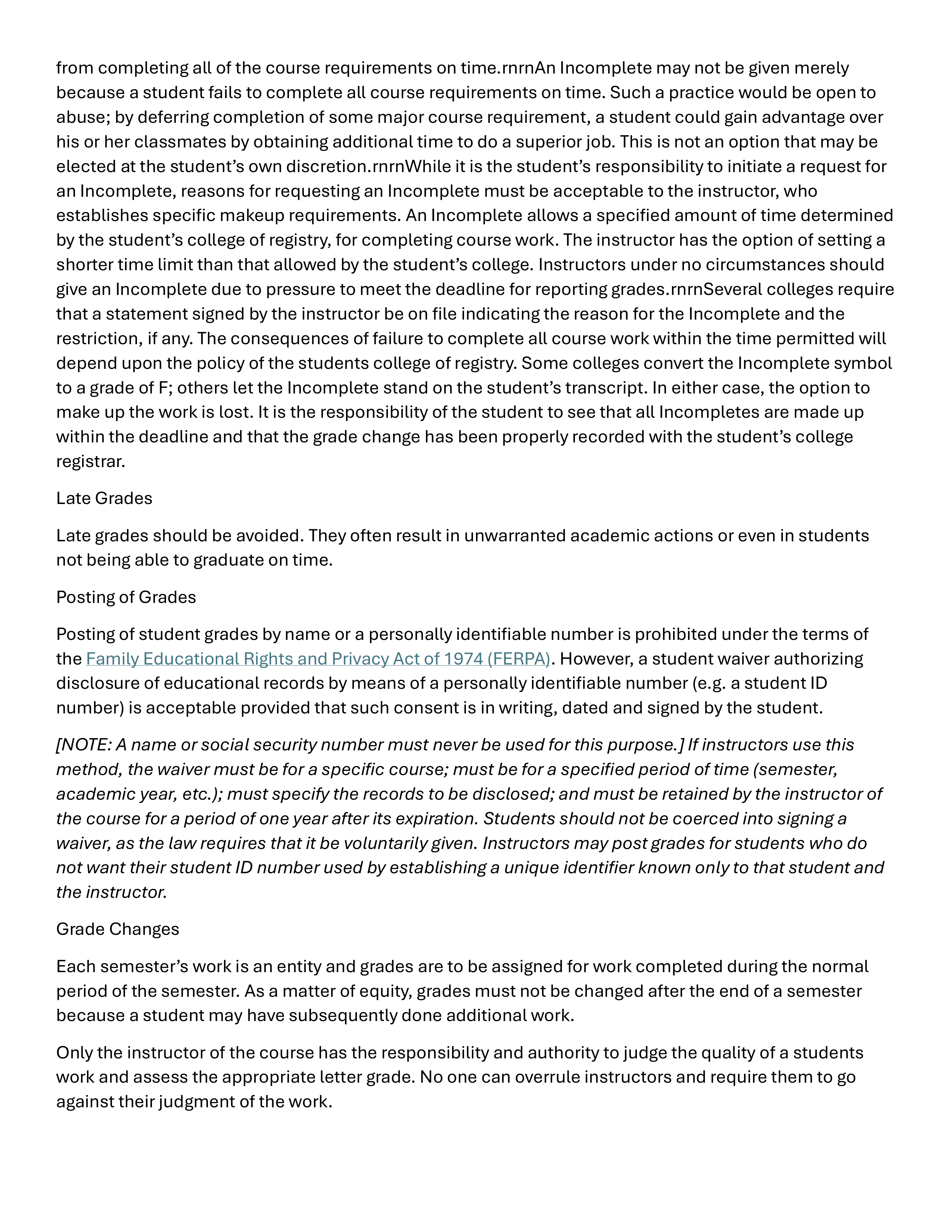Cornell University Faculty Handbook — page 70