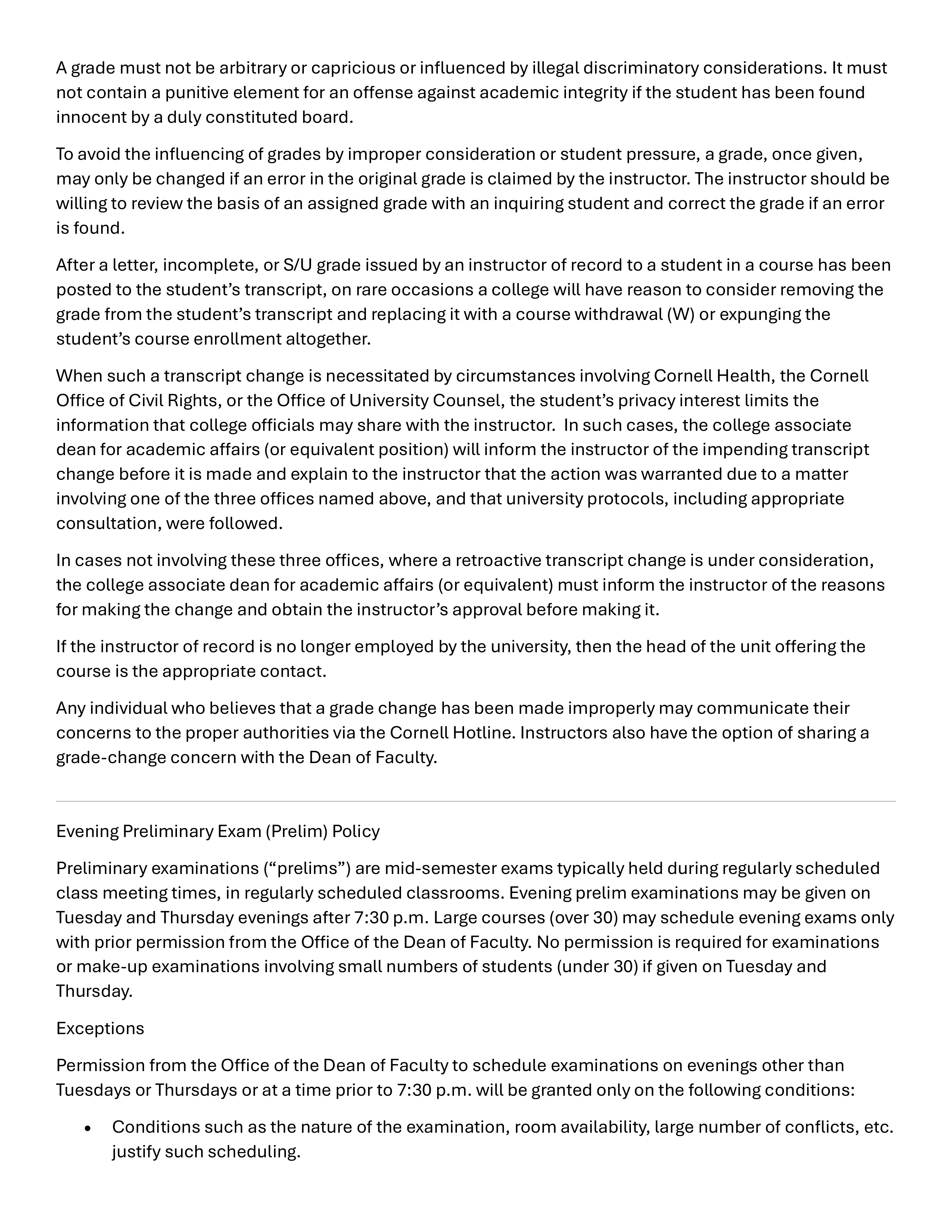 Cornell University Faculty Handbook — page 71