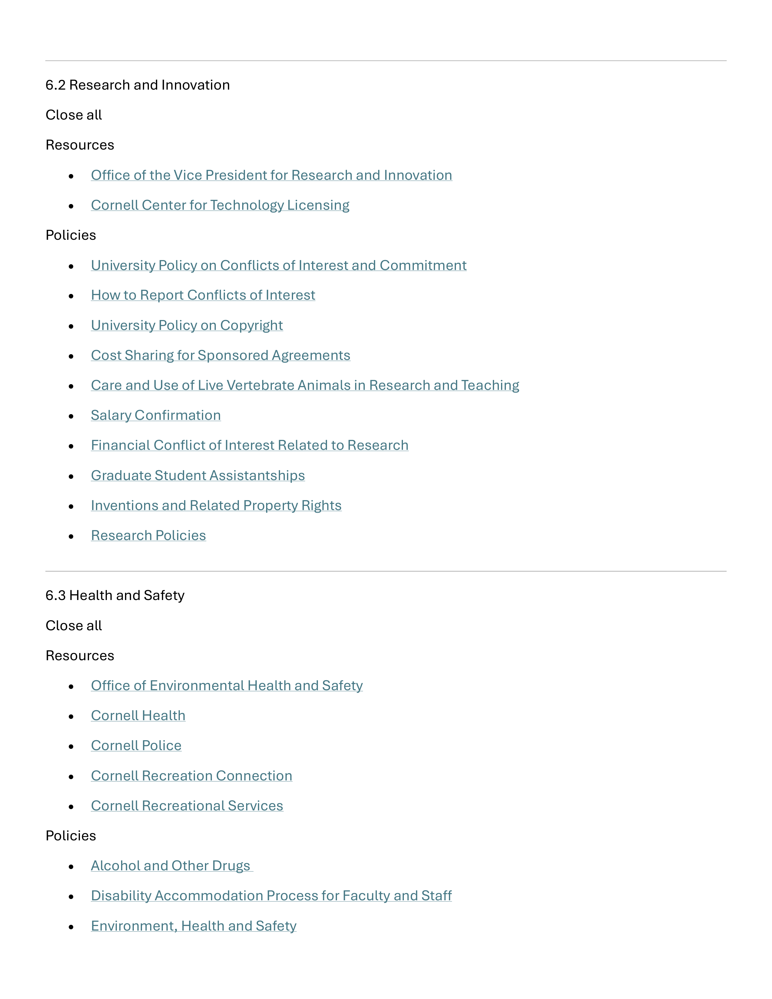 Cornell University Faculty Handbook — page 74