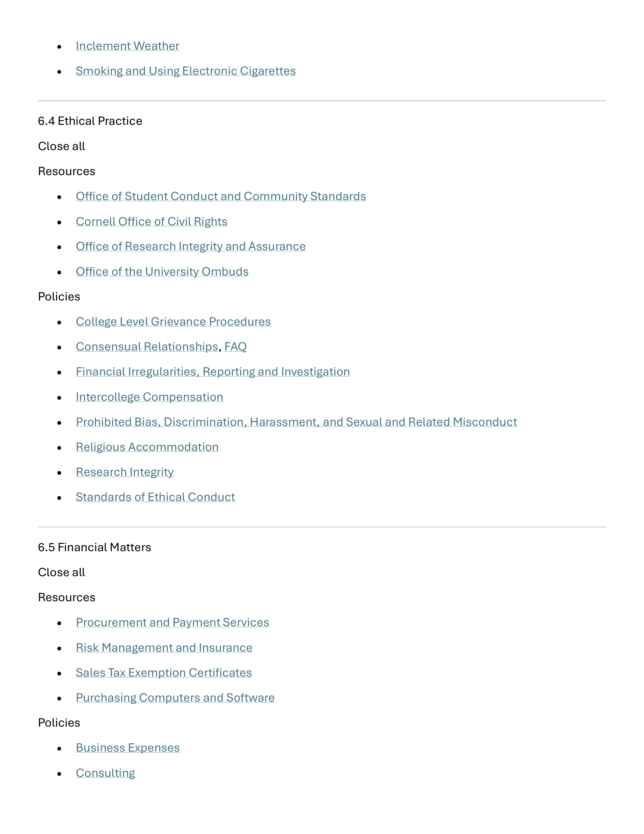 Cornell University Faculty Handbook — page 75