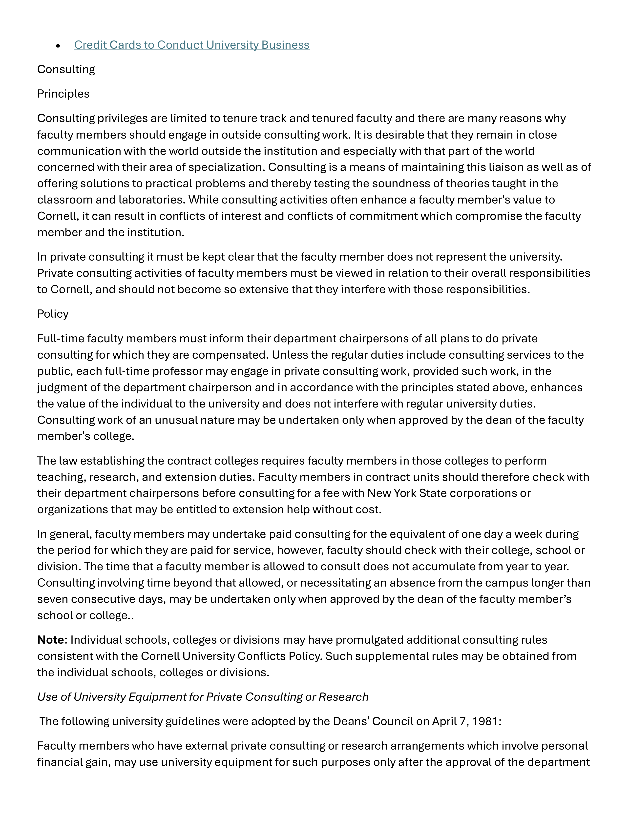 Cornell University Faculty Handbook — page 76