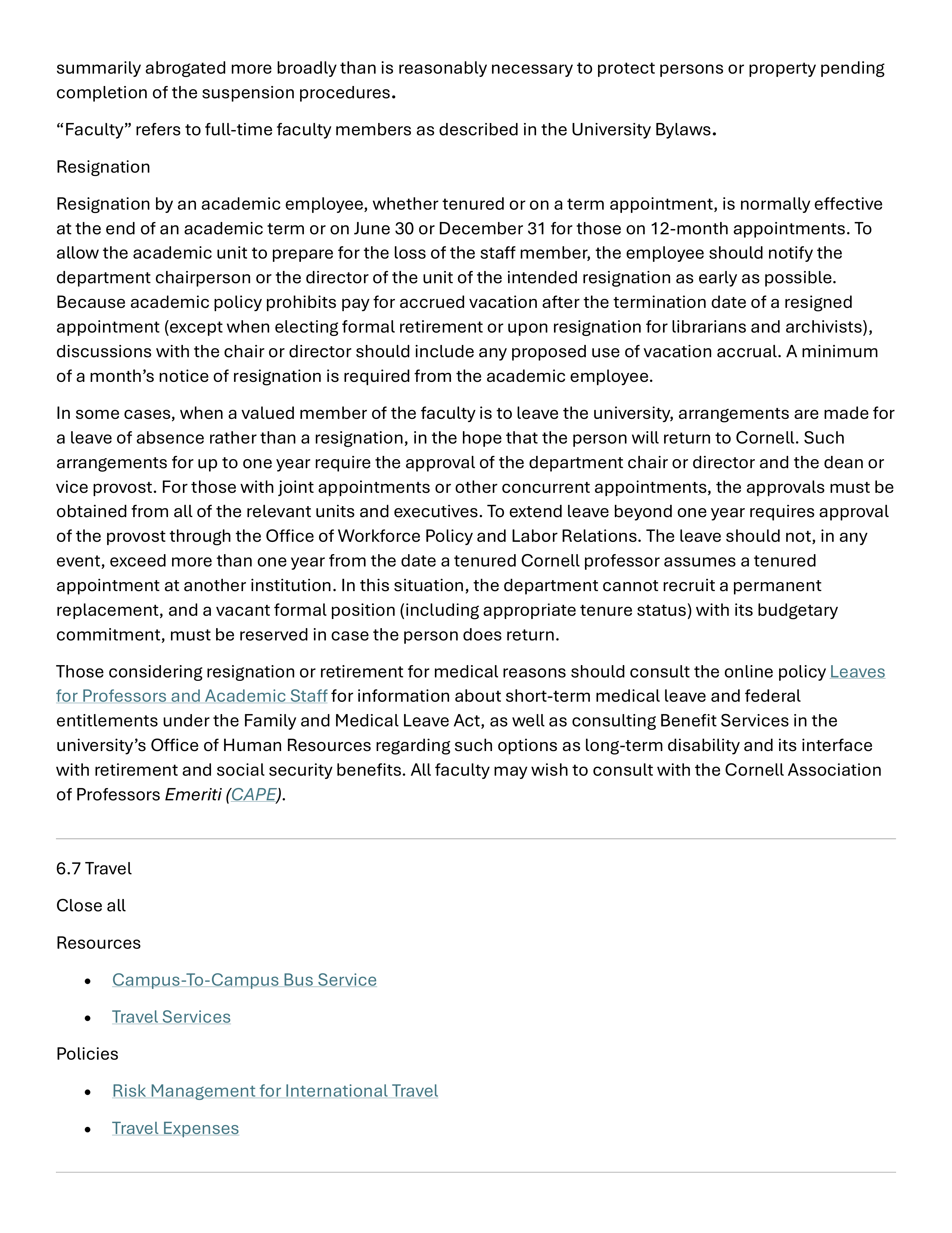 Cornell University Faculty Handbook — page 79