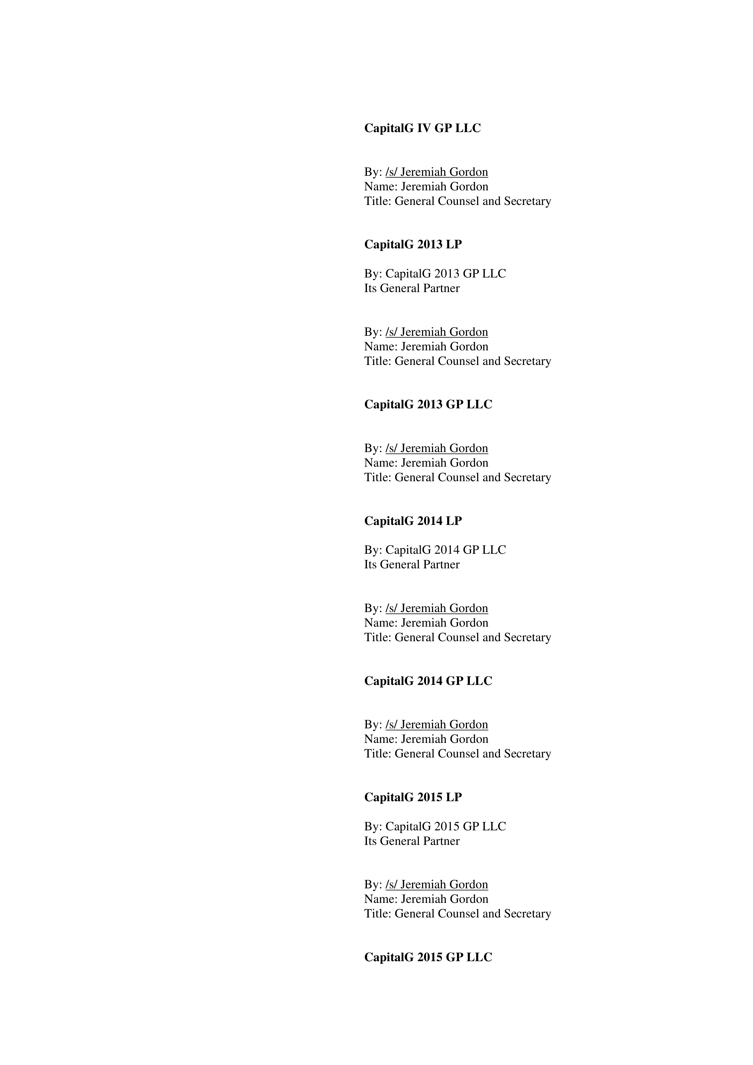 Corporate Securities Power of Attorney — page 3