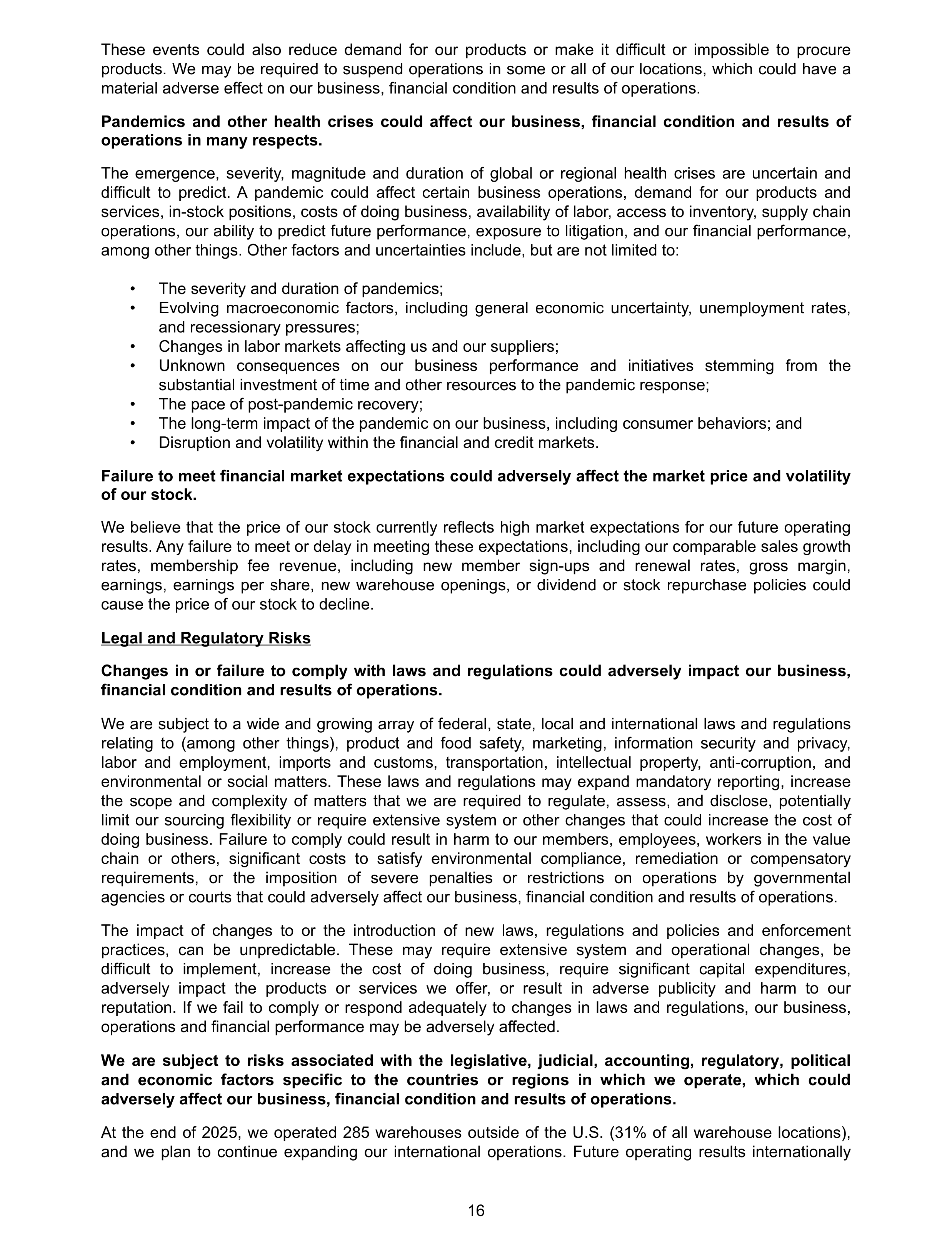 Costco Annual Report — page 22